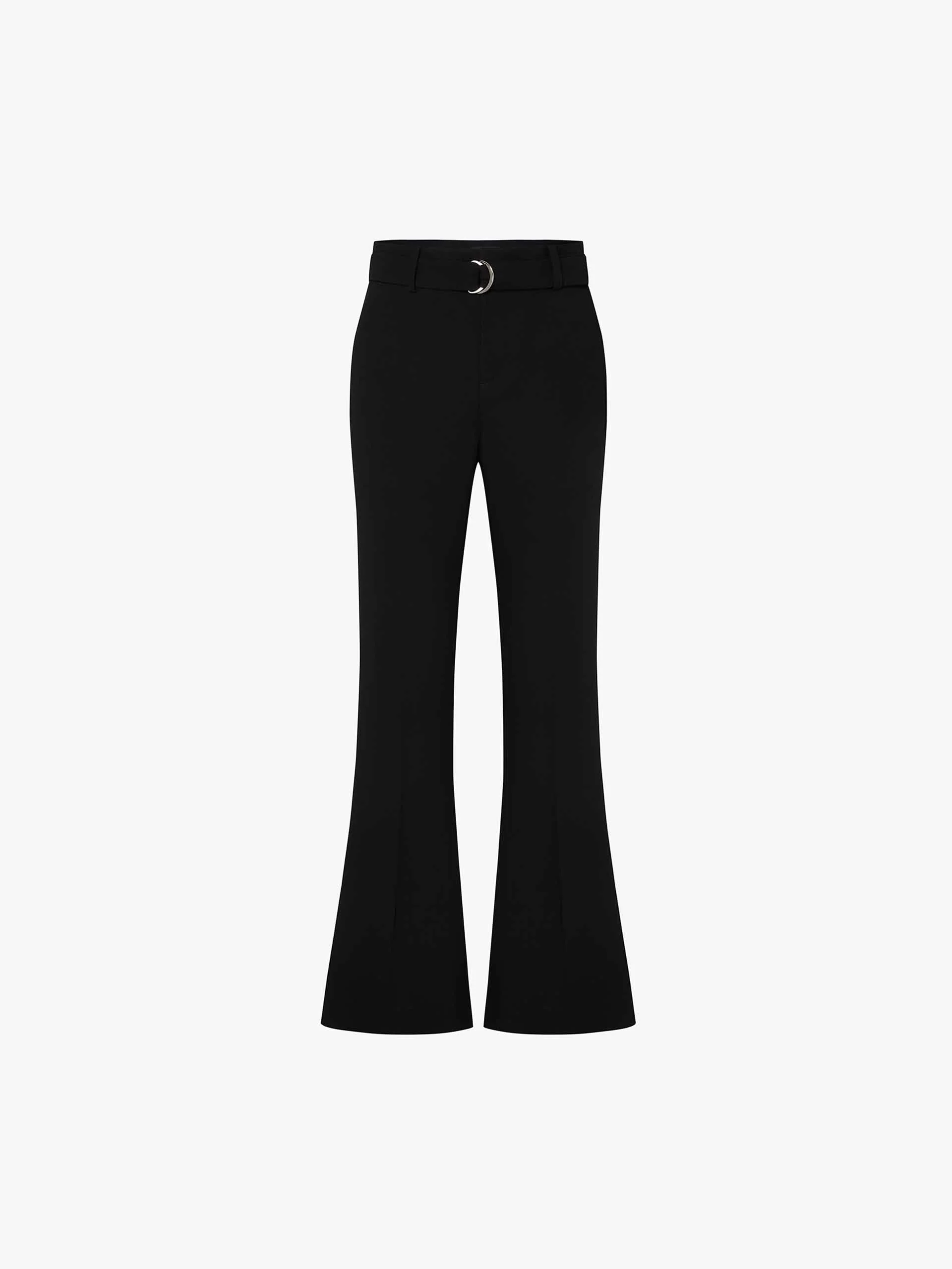Belt Flared Cut Pants - Image 5