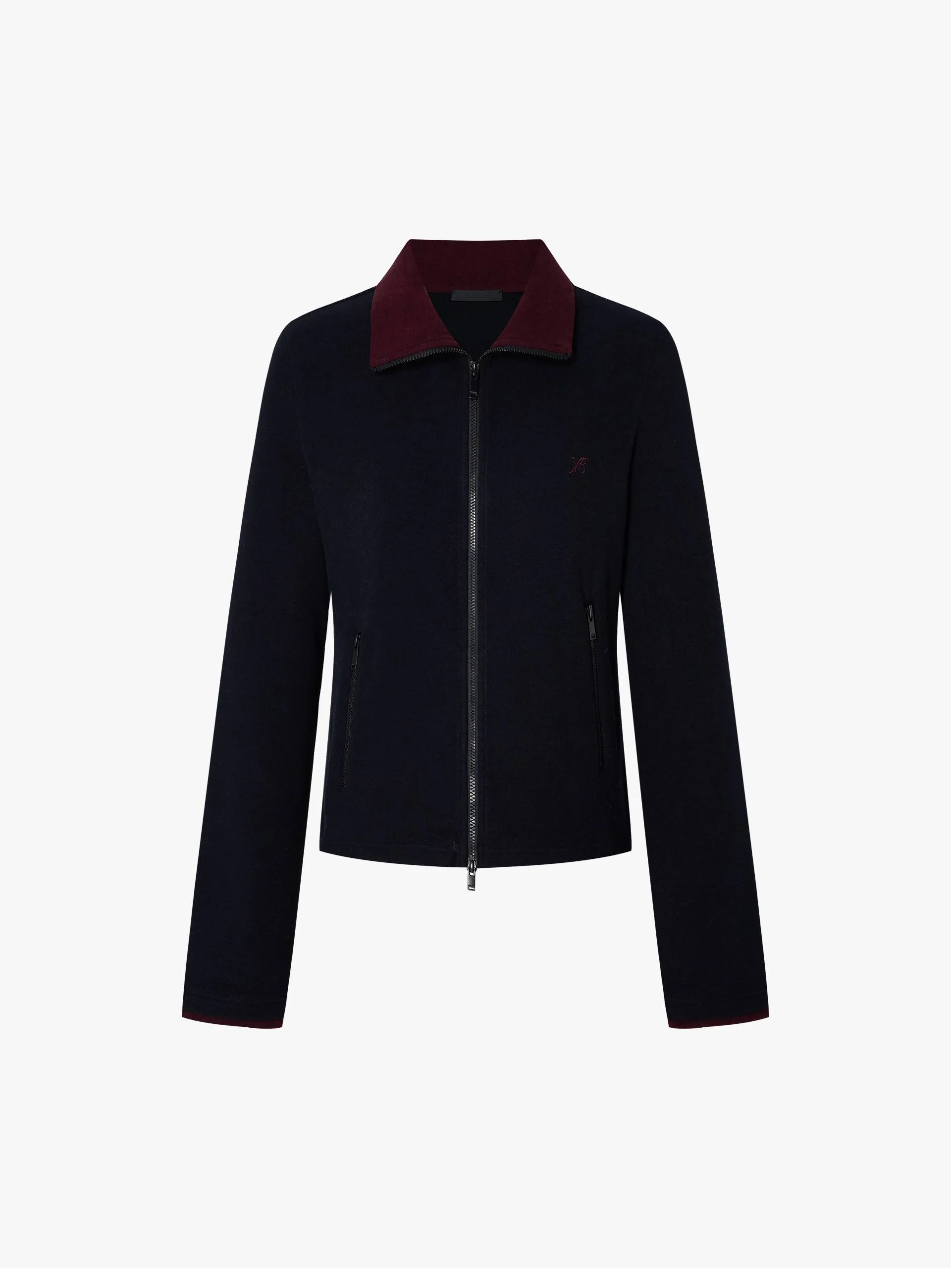 Black Two-way Zip Jacket - Image 5