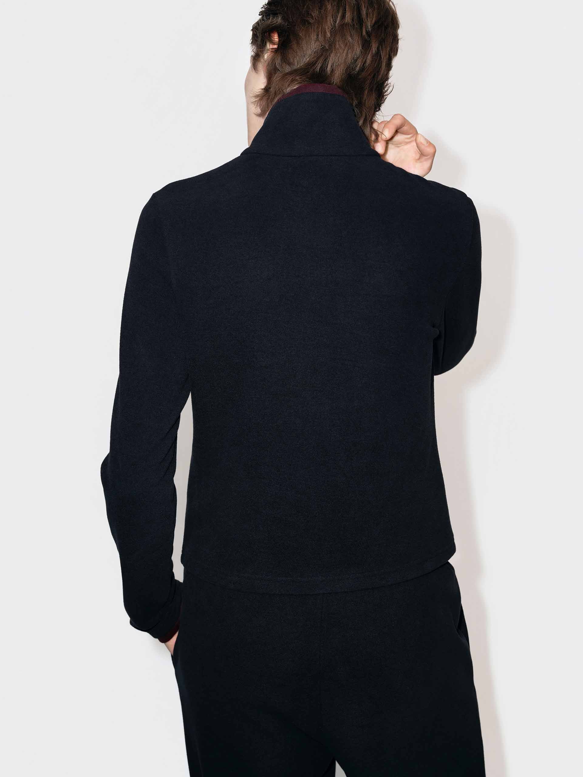 Black Two-way Zip Jacket - Image 6