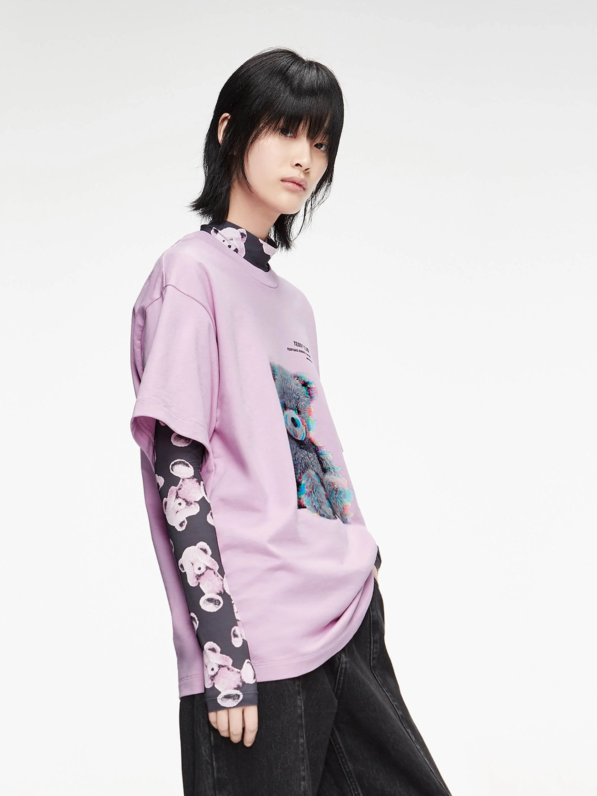 Cartoon Print Cotton T-shirt - Image 12