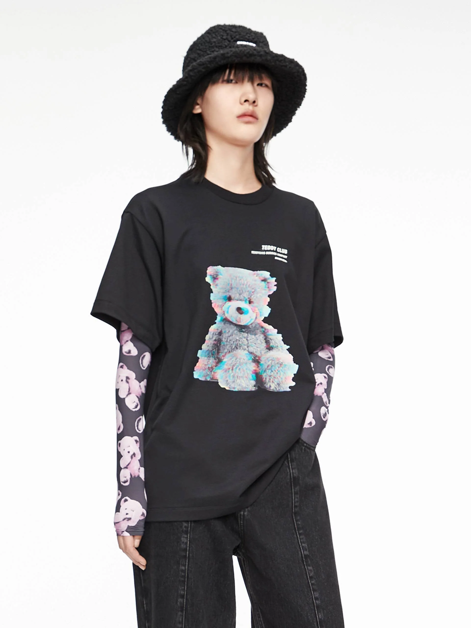 Cartoon Print Cotton T-shirt - Image 13