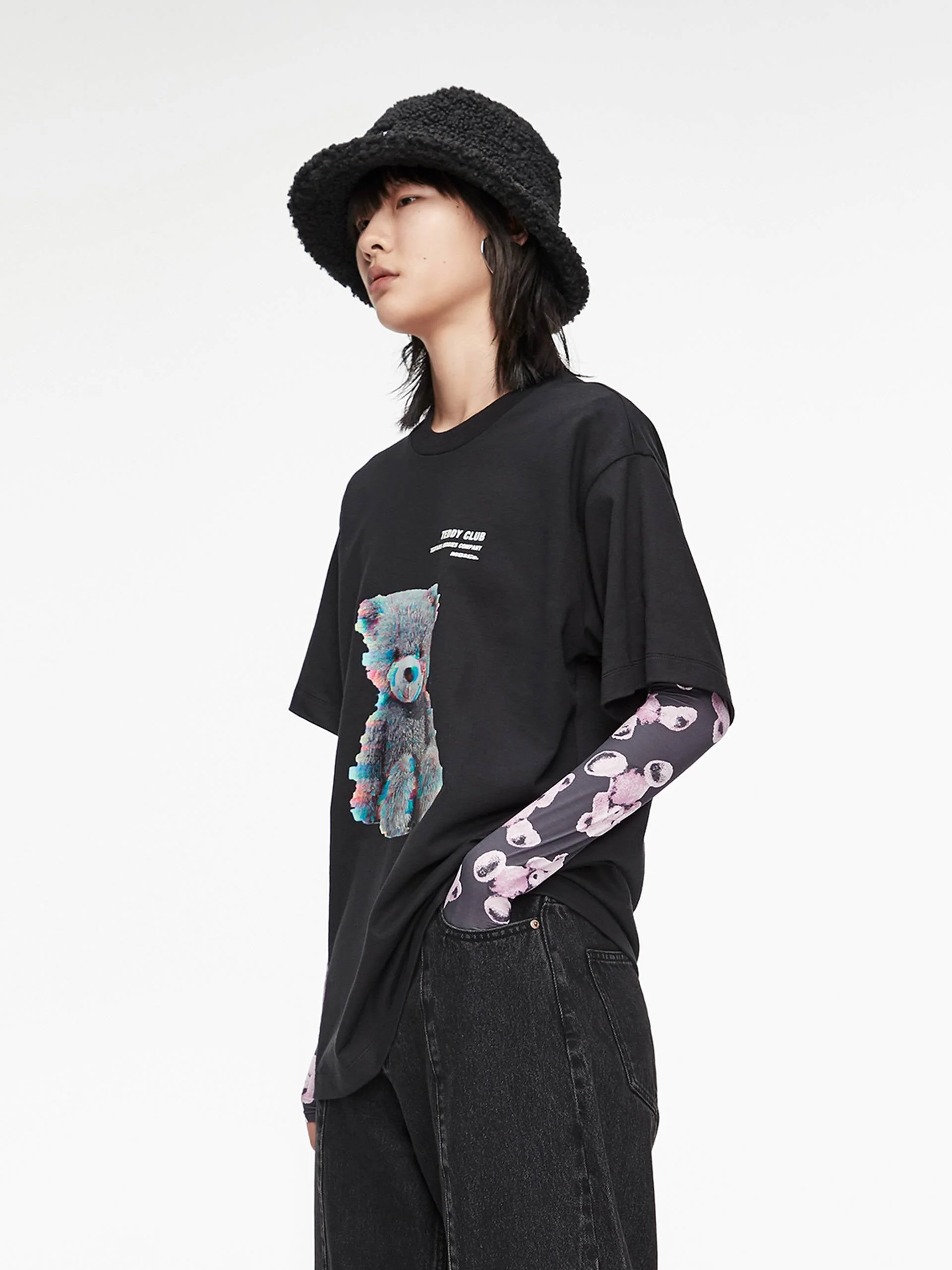 Cartoon Print Cotton T-shirt - Image 15