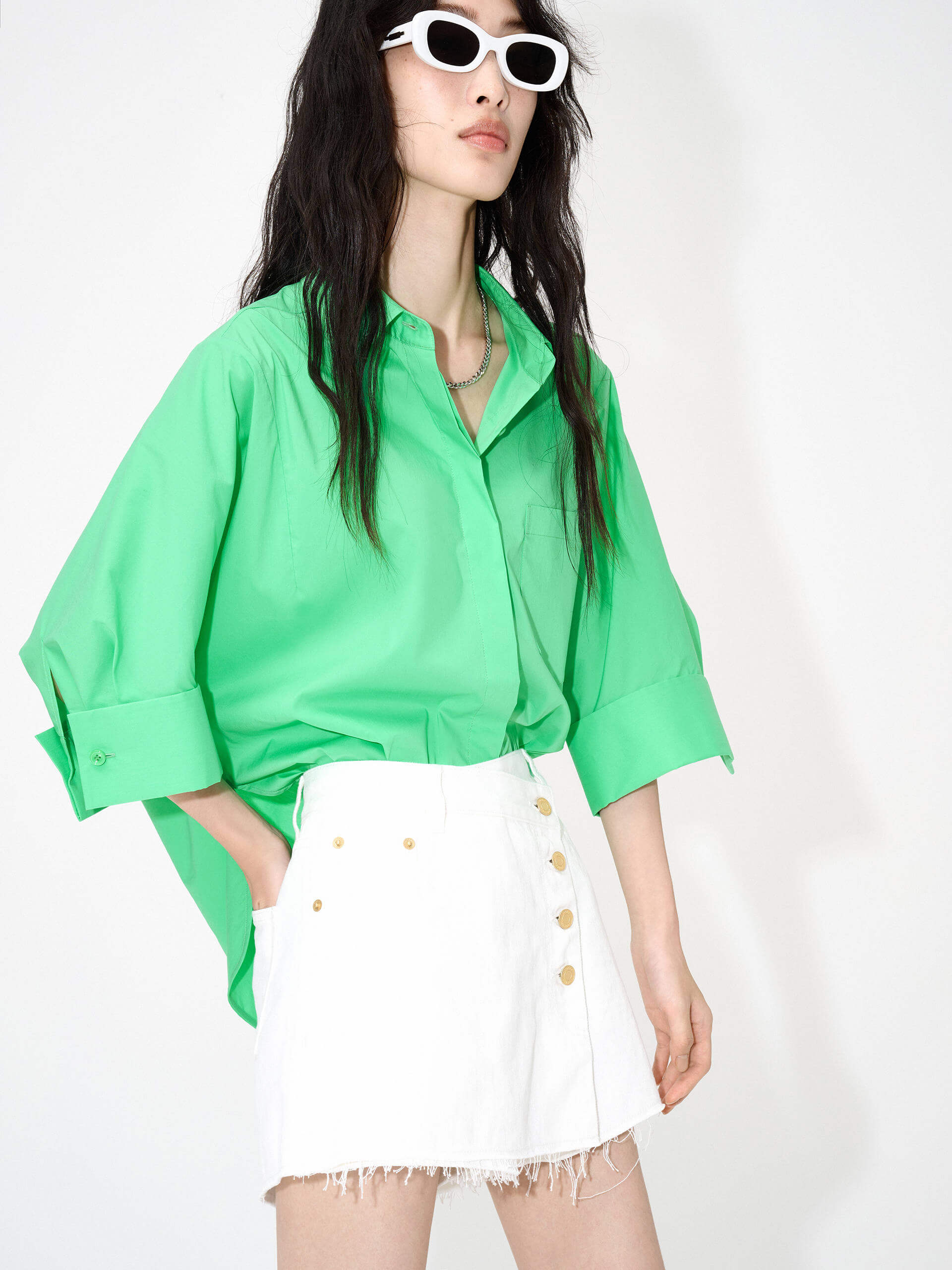 Classic Cotton Blend Shirt - Image 11