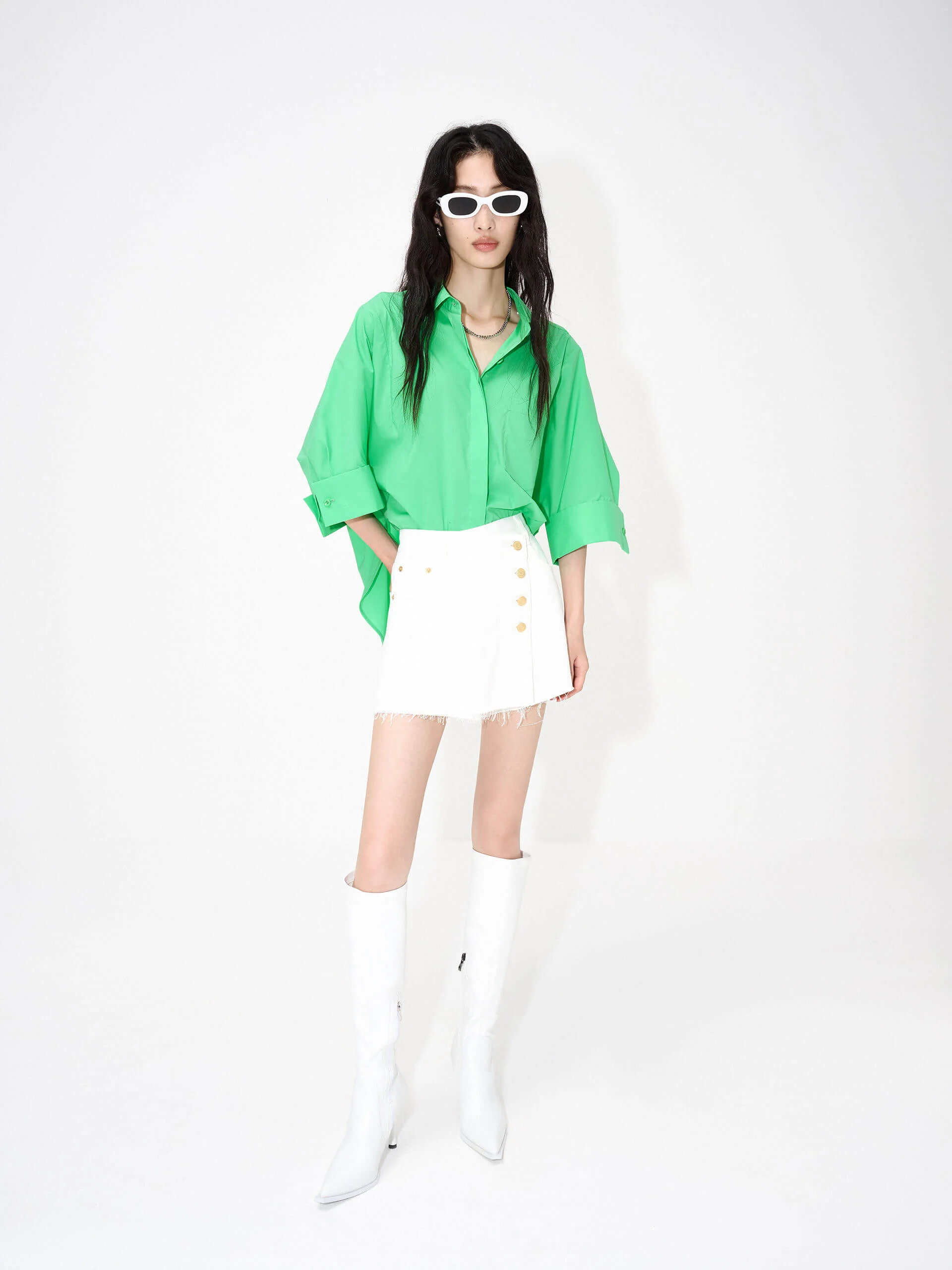 Classic Cotton Blend Shirt - Image 12