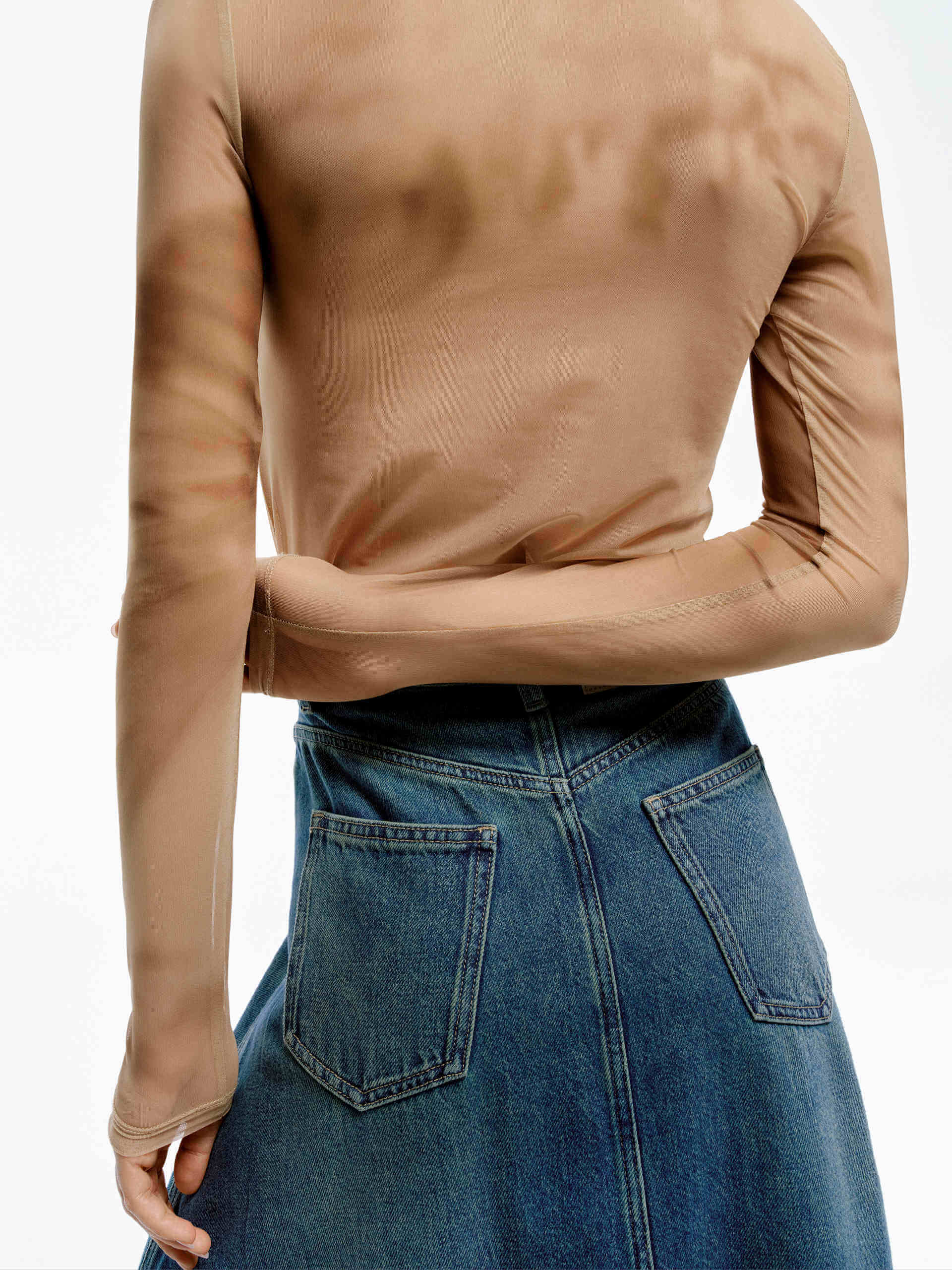 Comfy Stretchy Mesh Top - Image 3