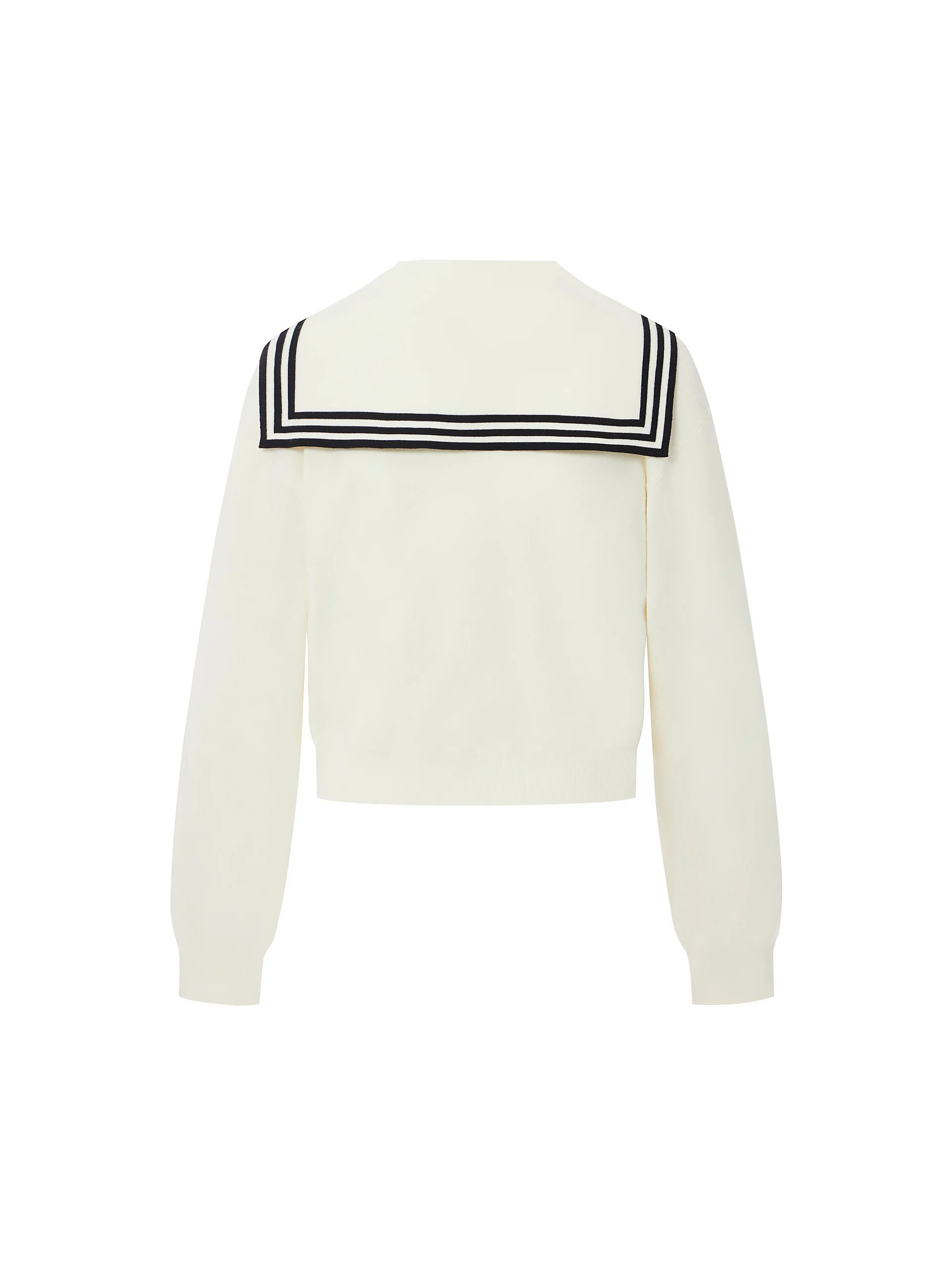 Contrast Metal Button Knit Top - Image 18