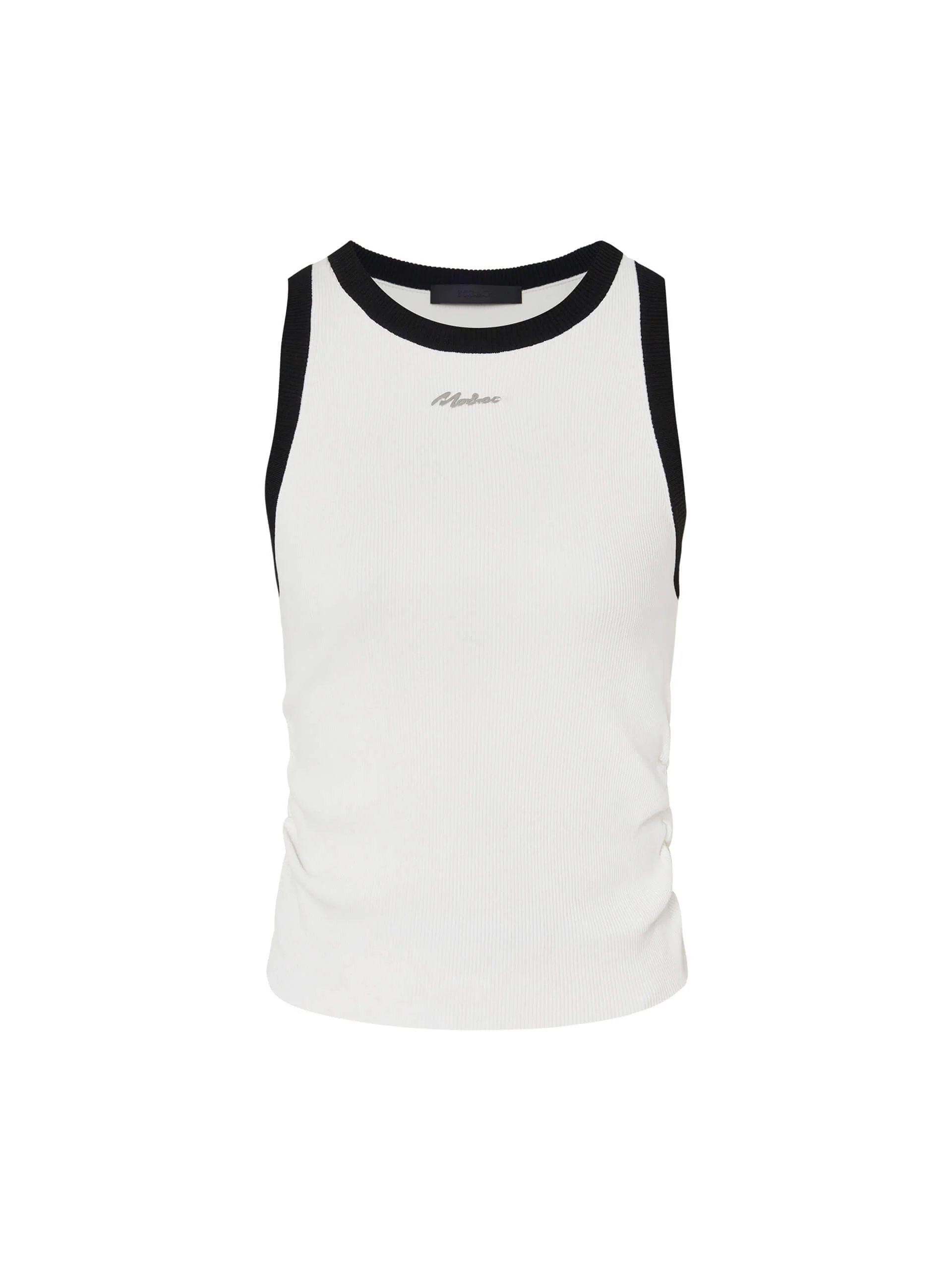 Contrast Pleated Knitted Top - Image 12