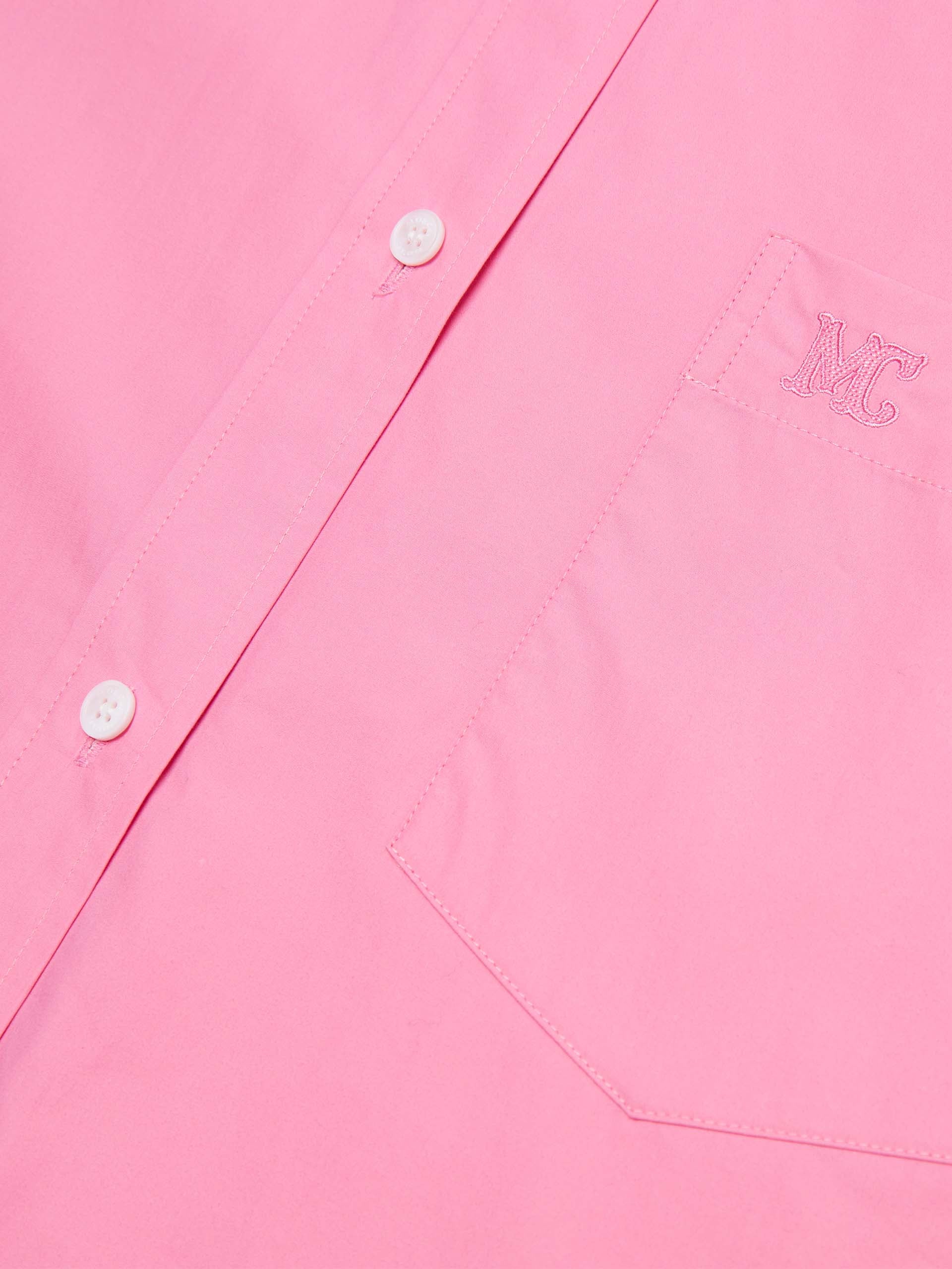 Contrast Trim Cotton Shirt - Image 12