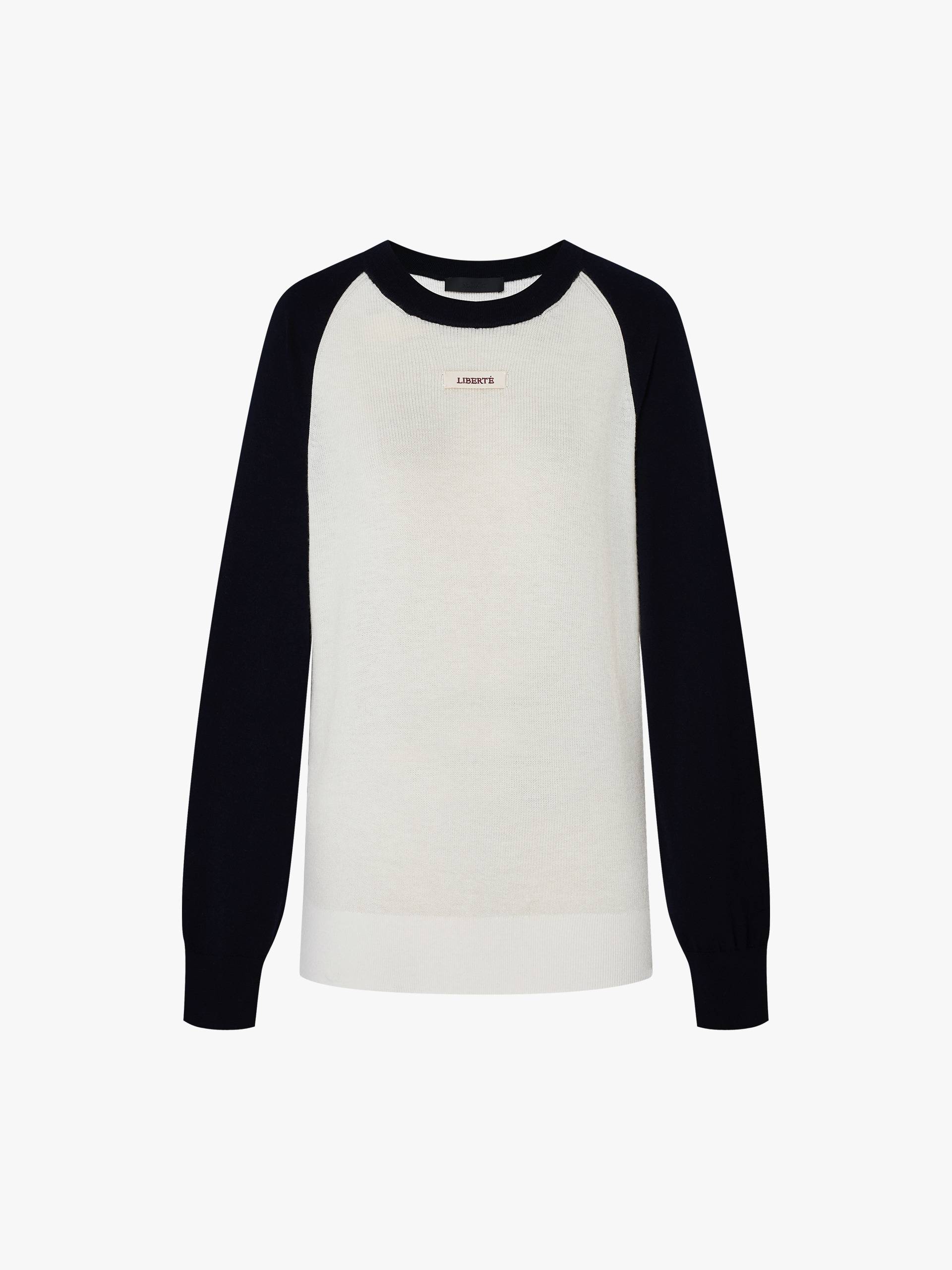 Contrast Wool Knitted Top - Image 5