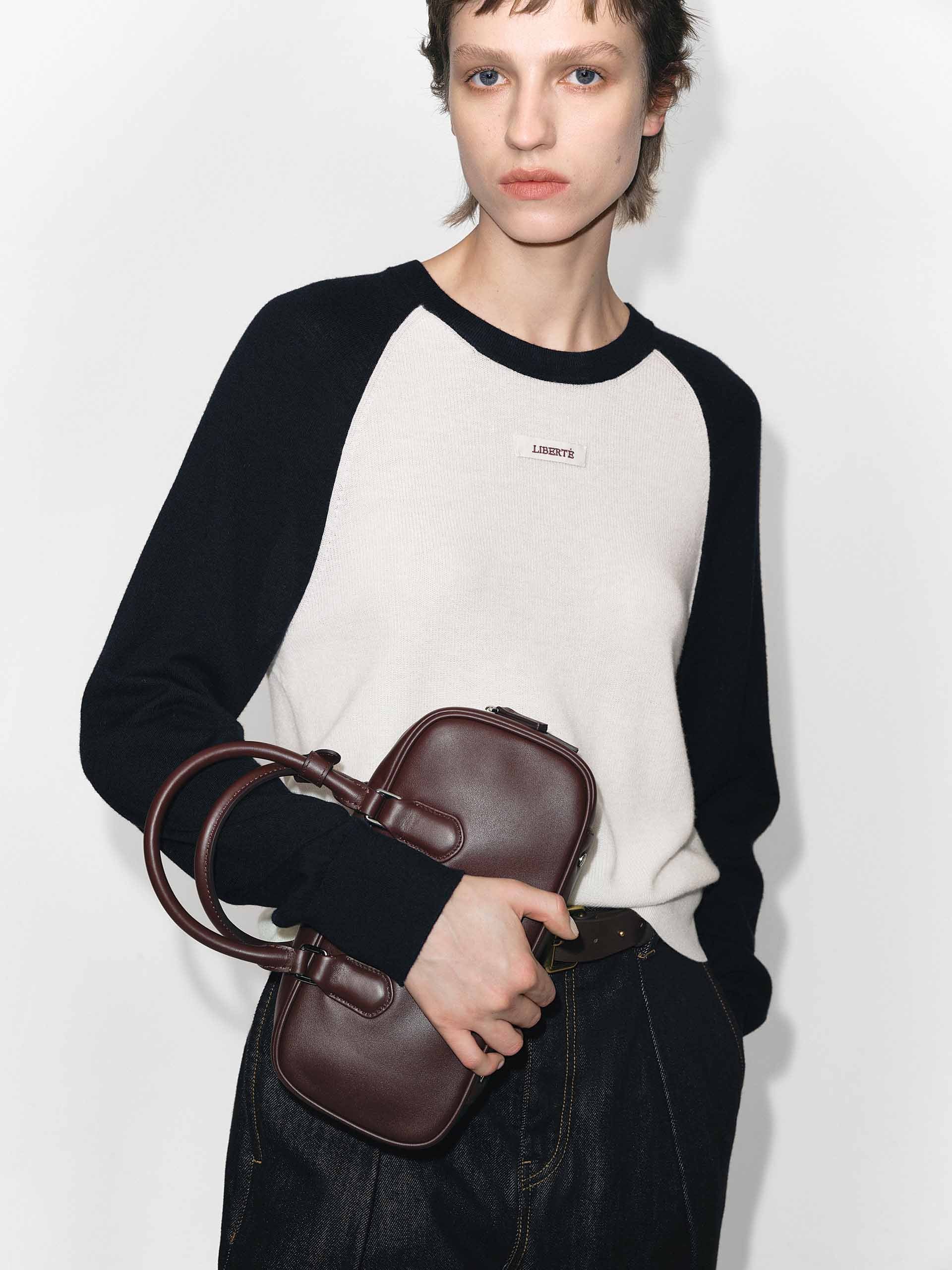 Contrast Wool Knitted Top - Image 7