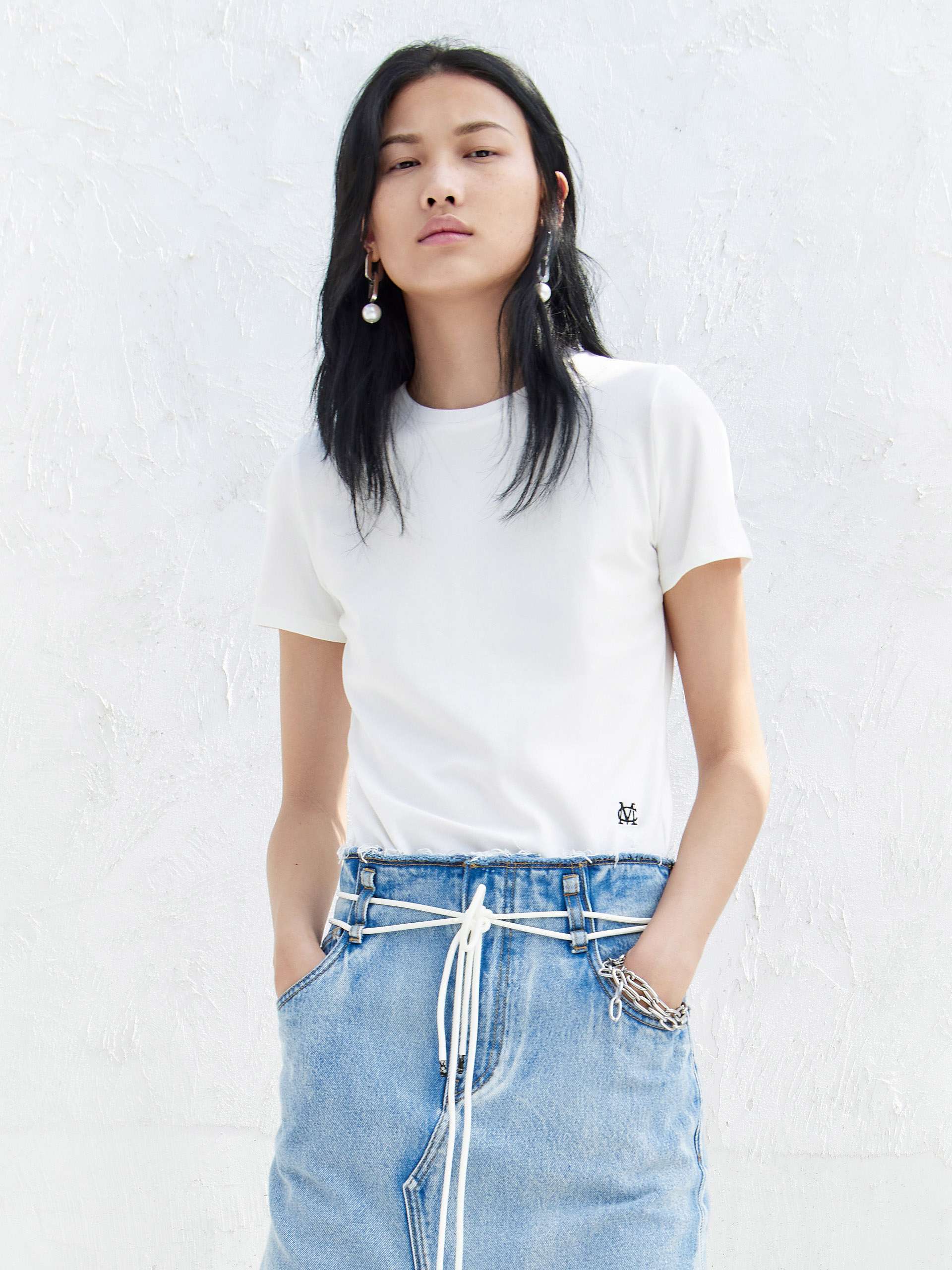 Cotton Letter LOGO T-shirt - Image 3