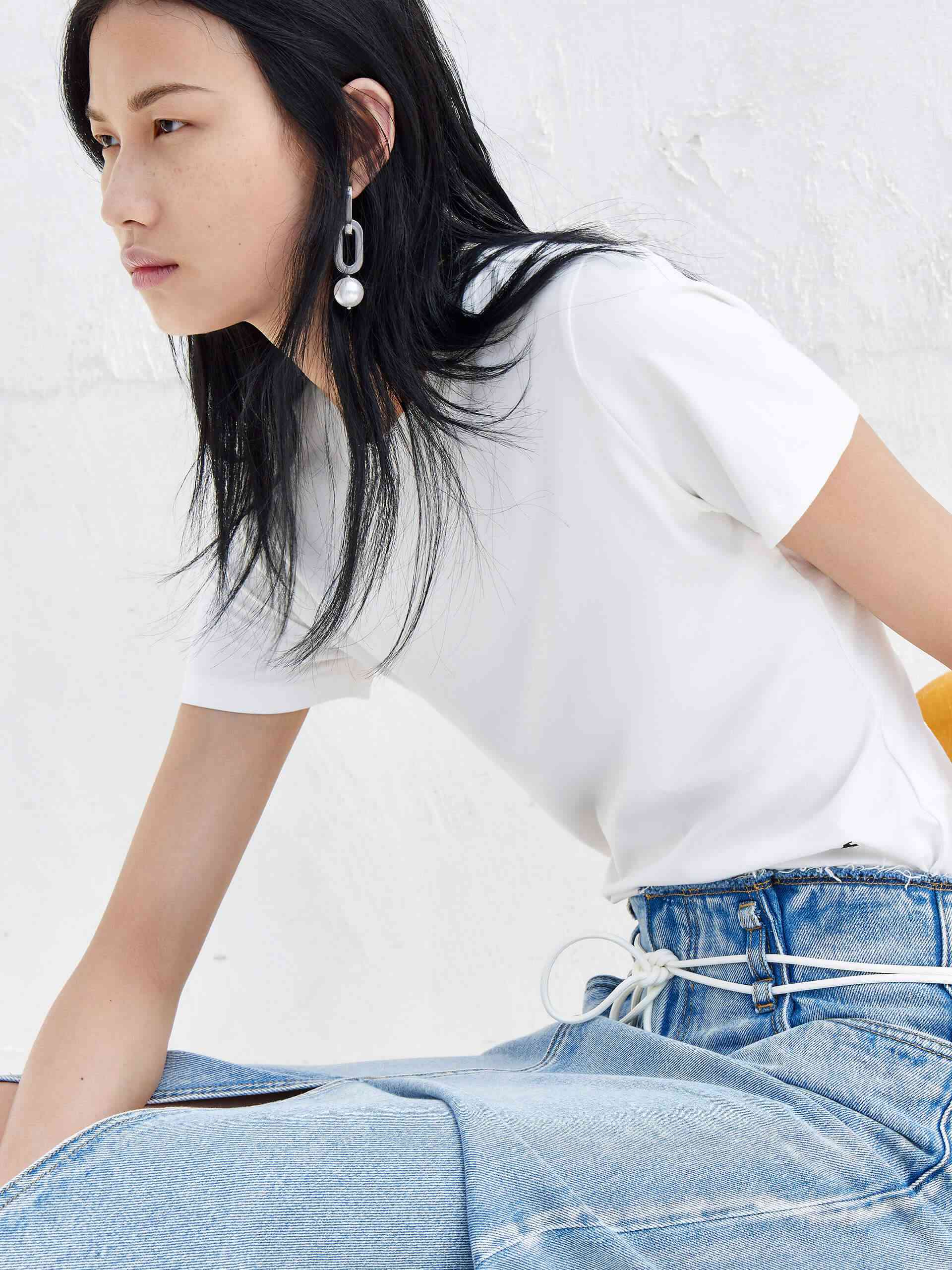 Cotton Letter LOGO T-shirt - Image 5