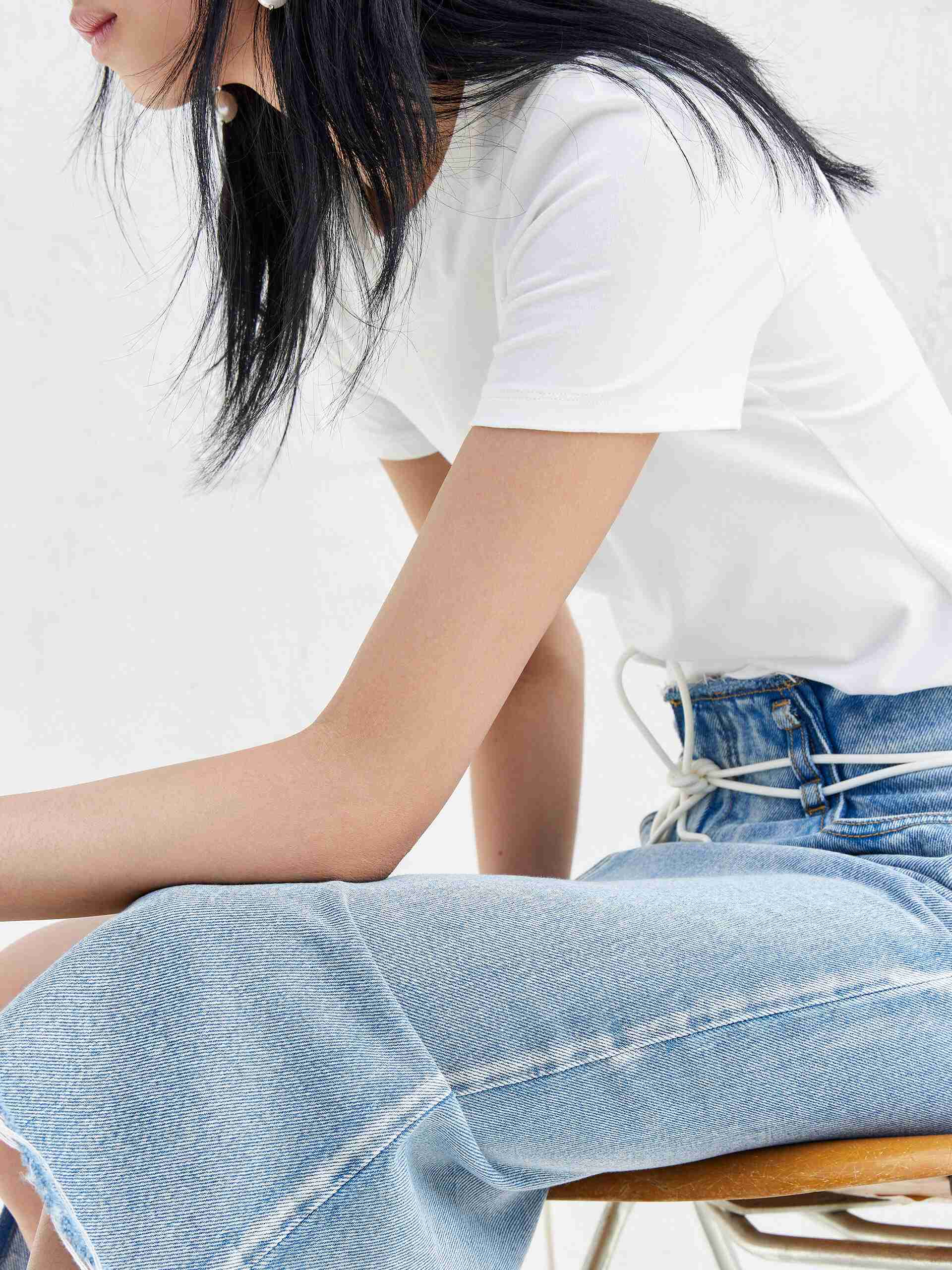 Cotton Letter LOGO T-shirt - Image 6