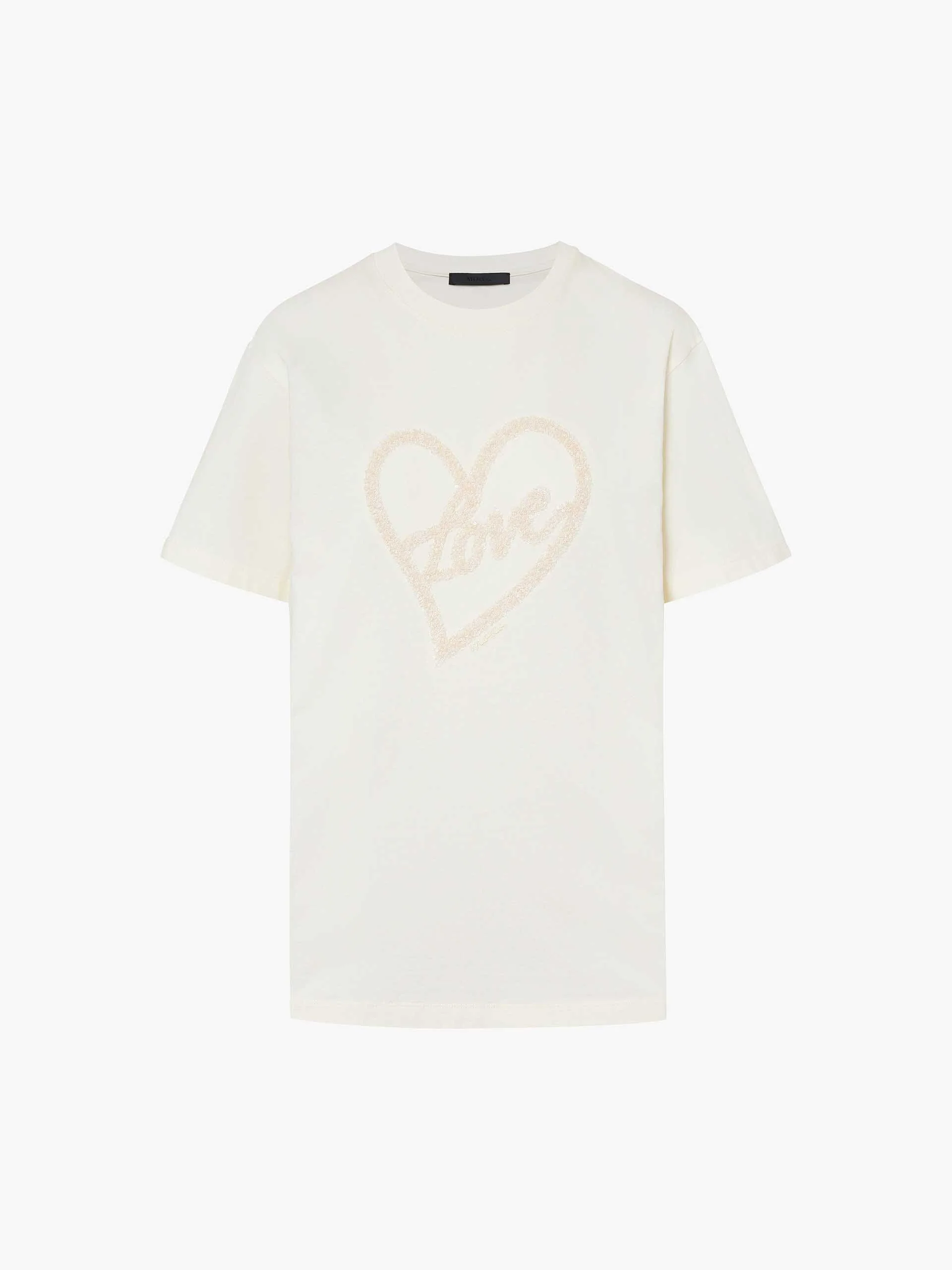 Cotton T-shirt with Heart Pattern - Image 18