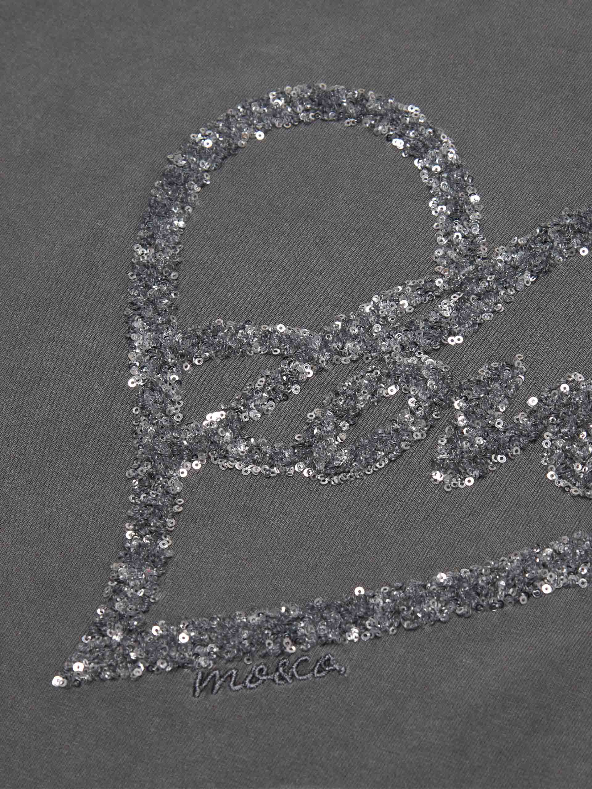 Cotton T-shirt with Heart Pattern - Image 6