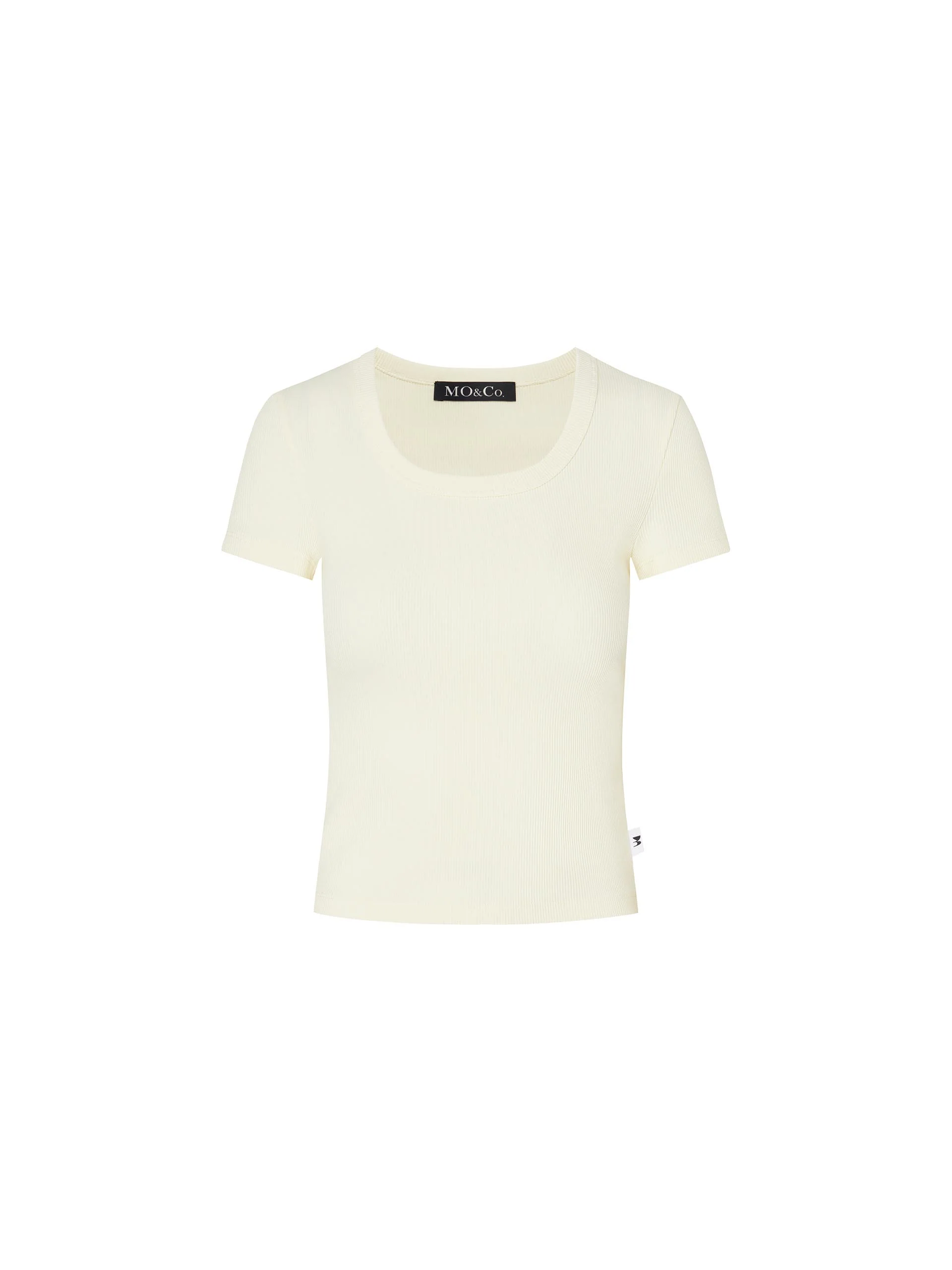 Cropped Slim Fit T-shirt - Image 10