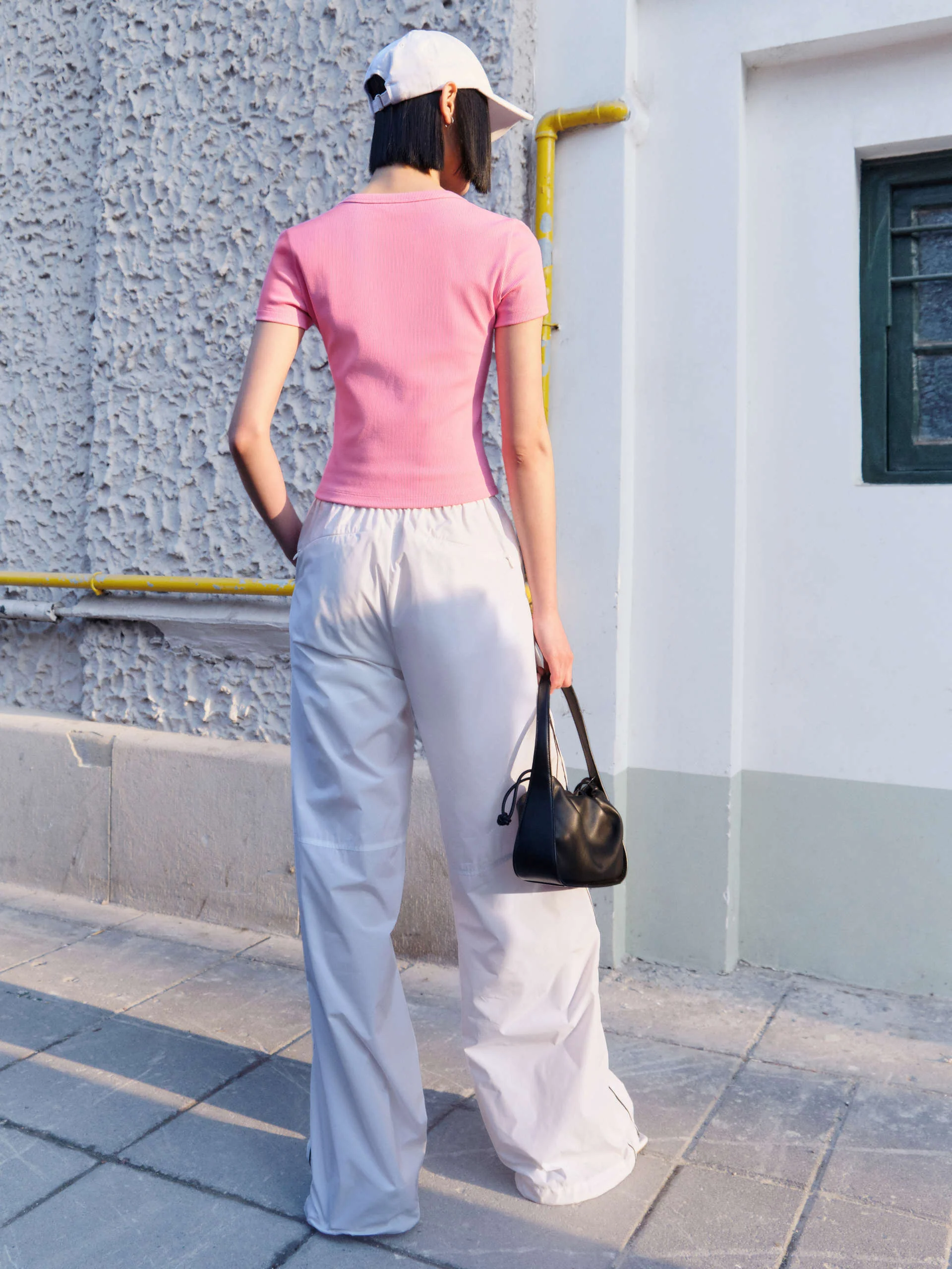 Cropped Slim Fit T-shirt - Image 5