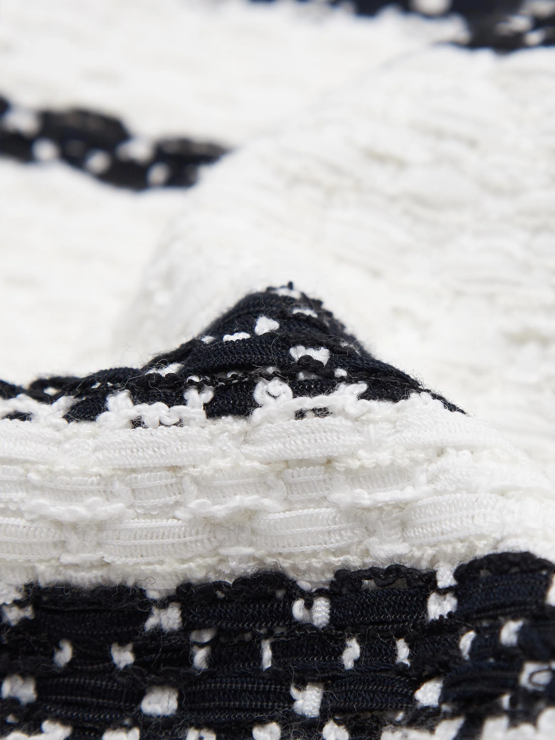 Cropped Tweed Striped Jacket - Image 4