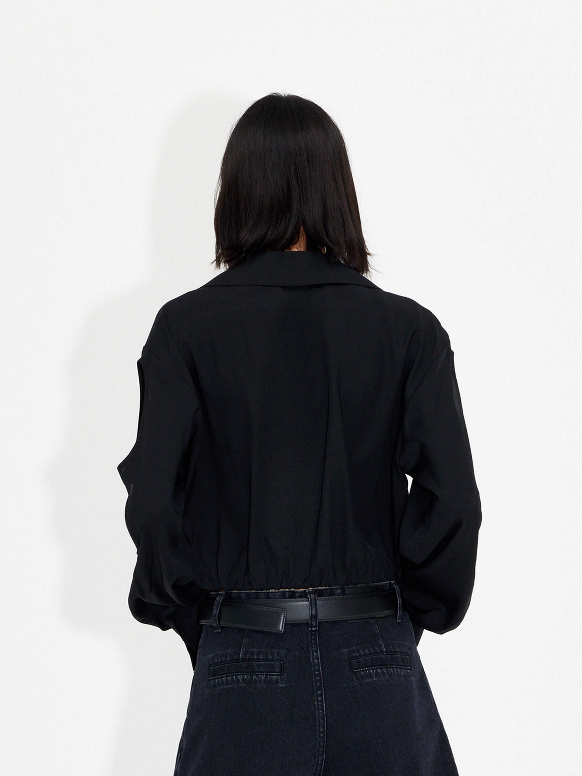 Cutout Sleeve Cropped Top - Image 11