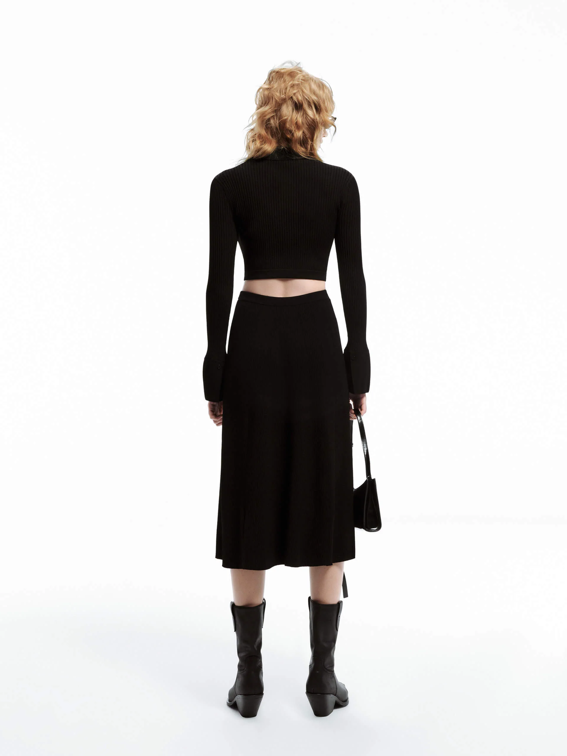Cutout Waist Midi Dress - Image 3