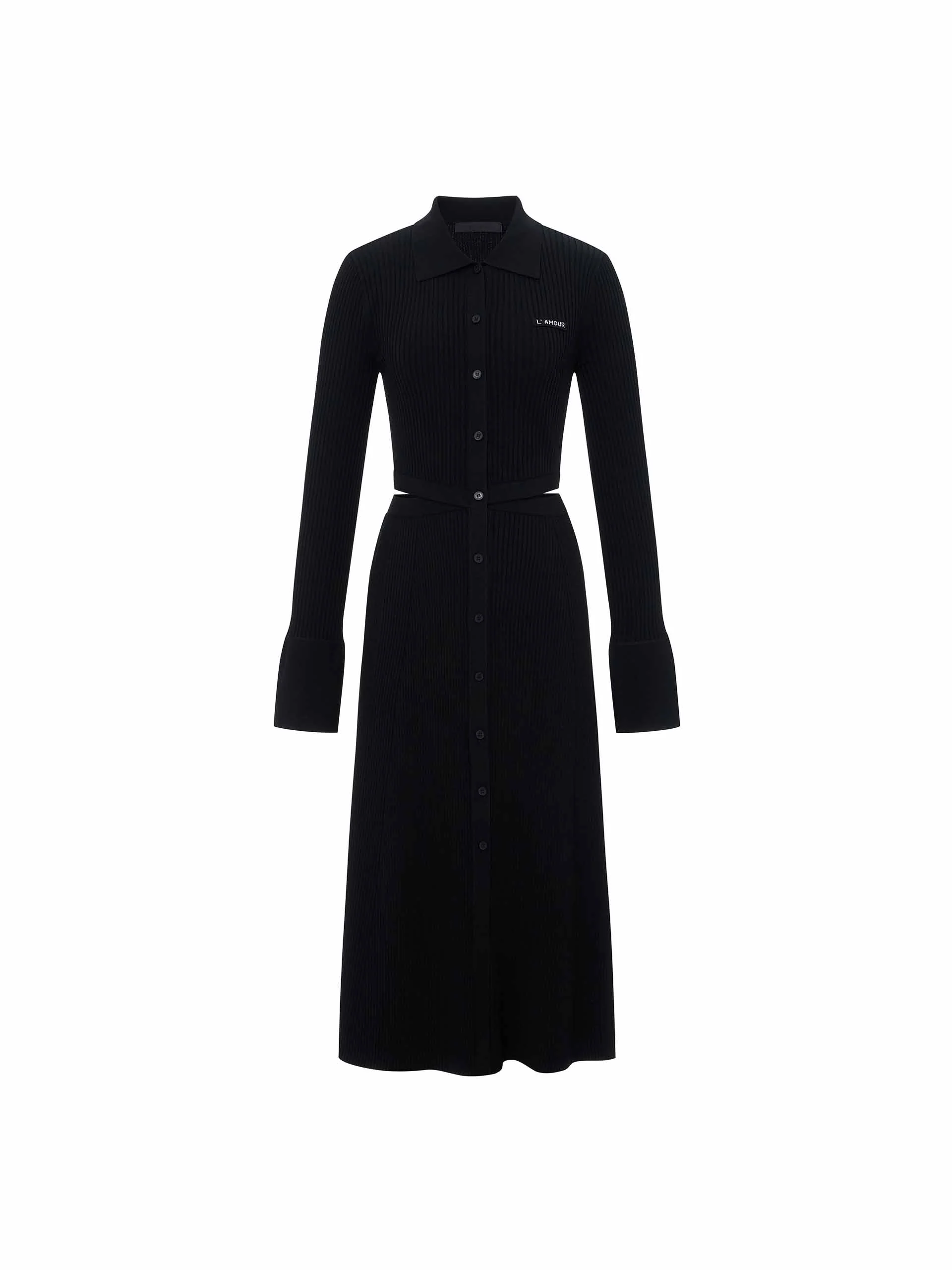 Cutout Waist Midi Dress - Image 5