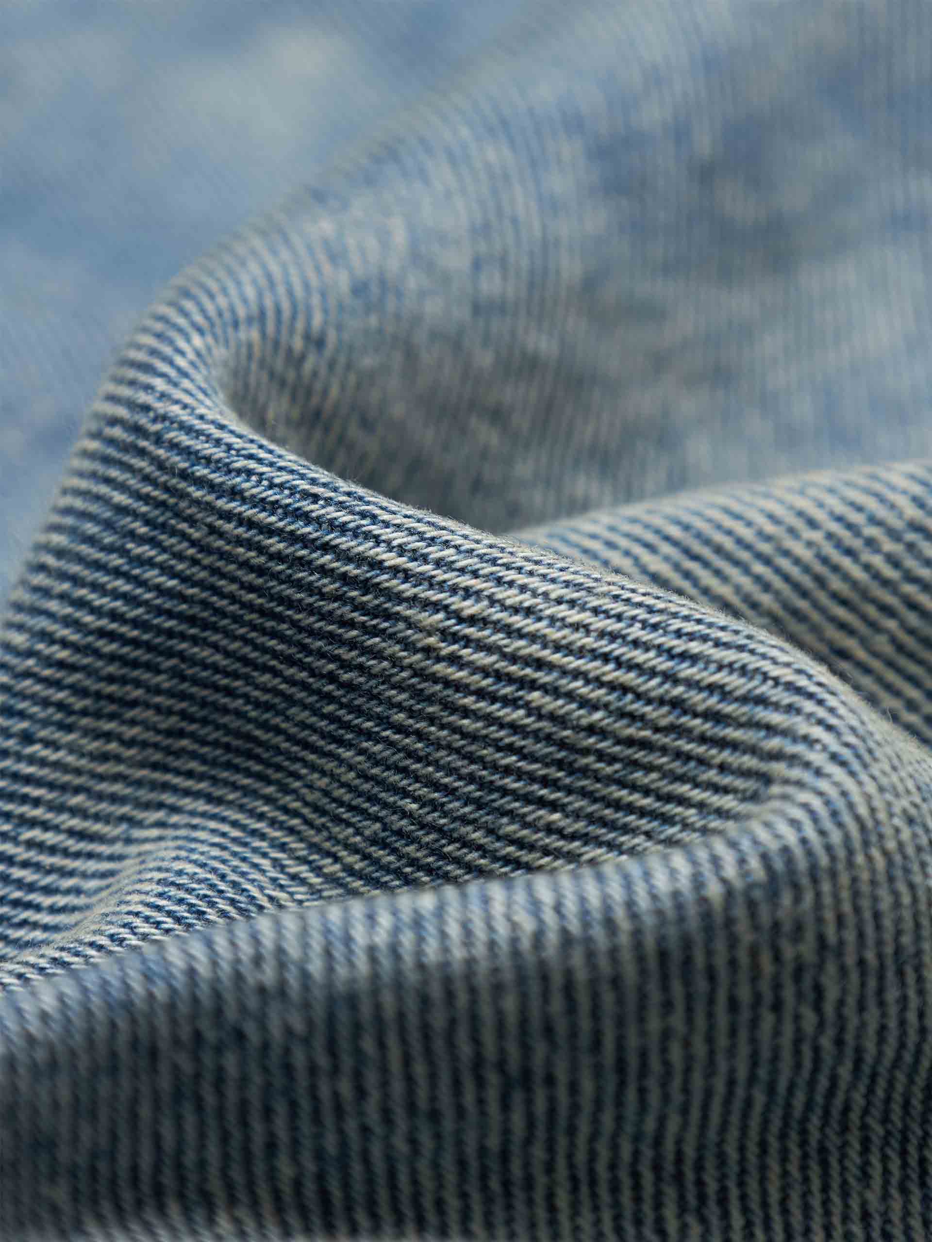 Denim Distressed Detail Shorts - Image 4