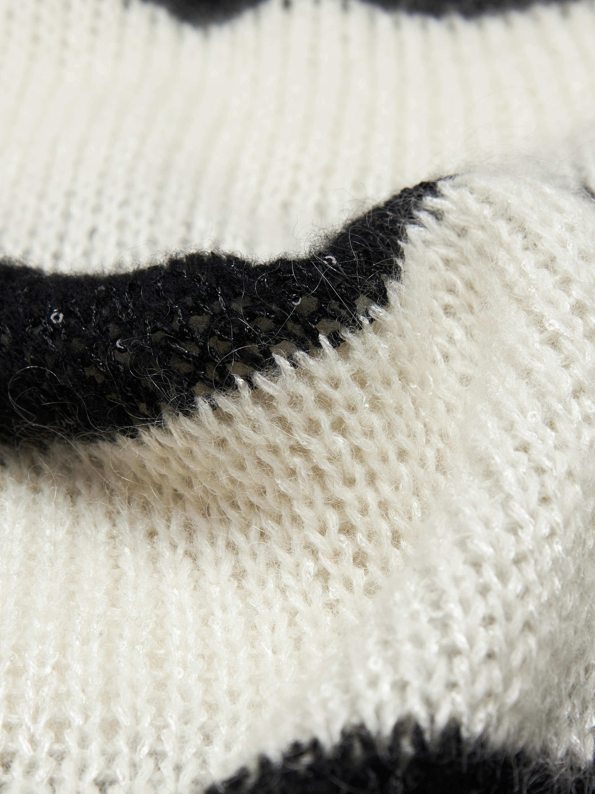 Distressed Detail Striped Sweater - Image 4