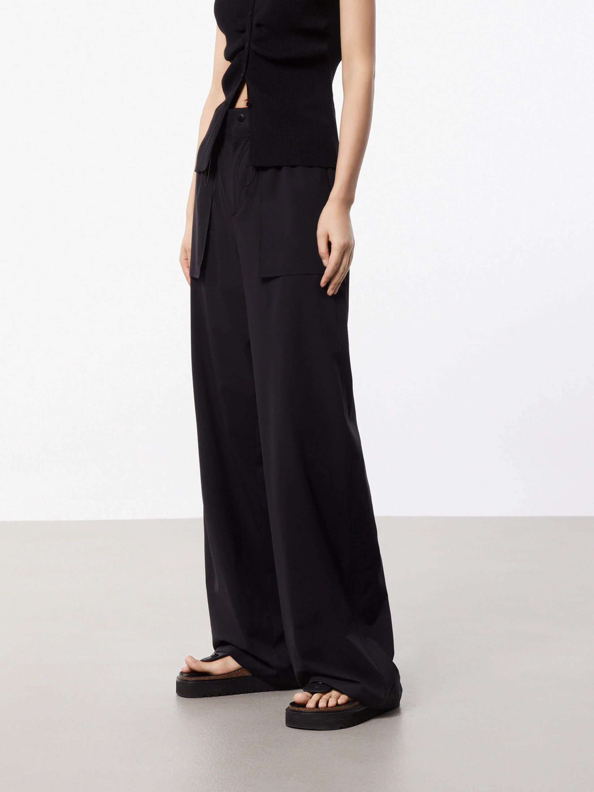 Drawstring Detail Pocket Pants - Image 15