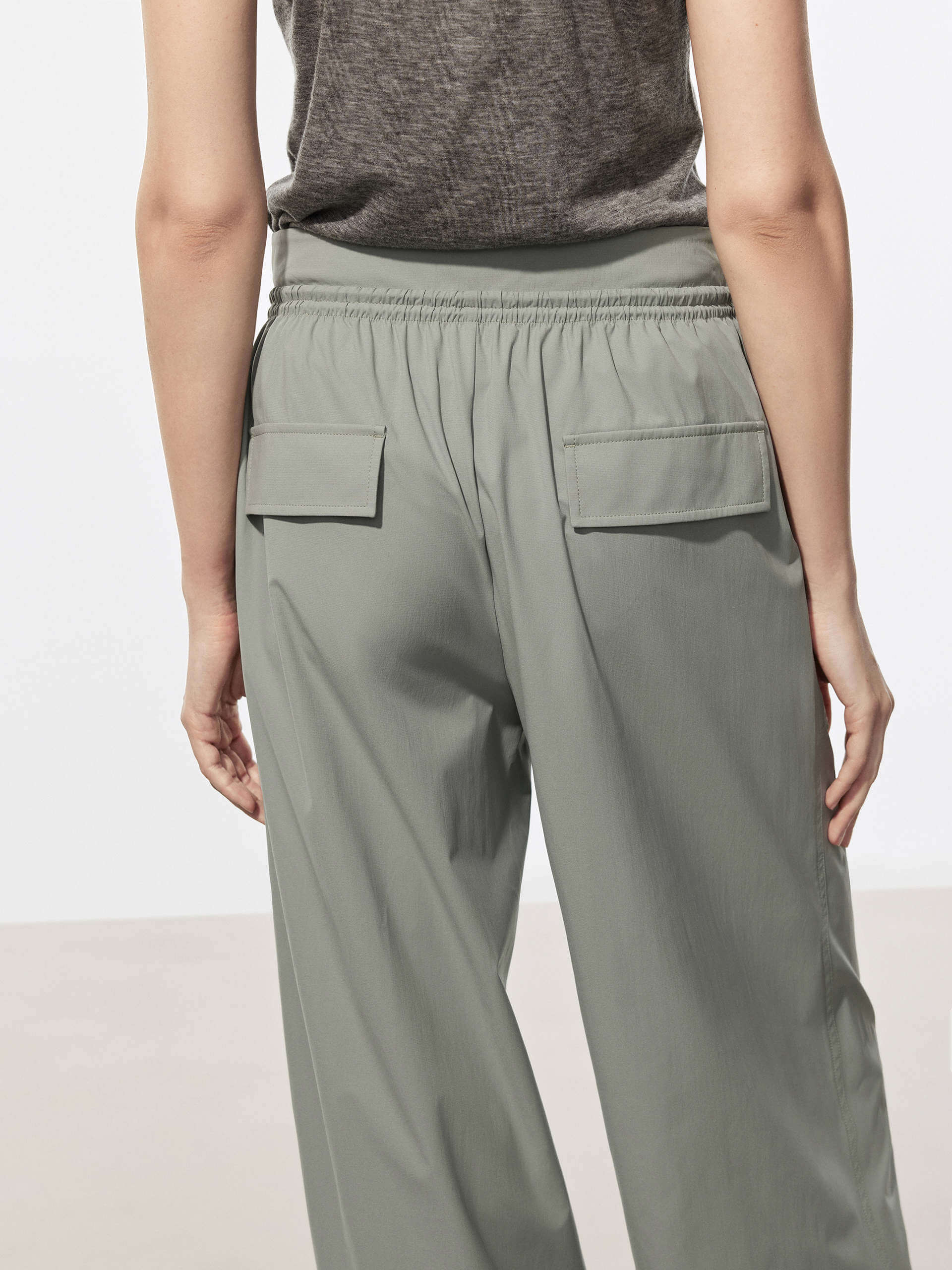 Drawstring Detail Pocket Pants - Image 6