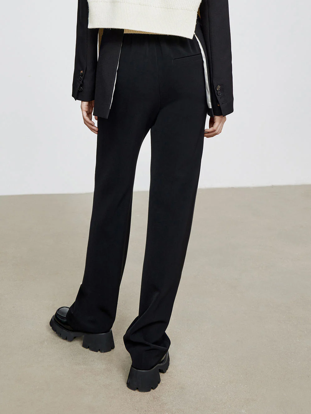 Drawstring Straight Pants - Image 4