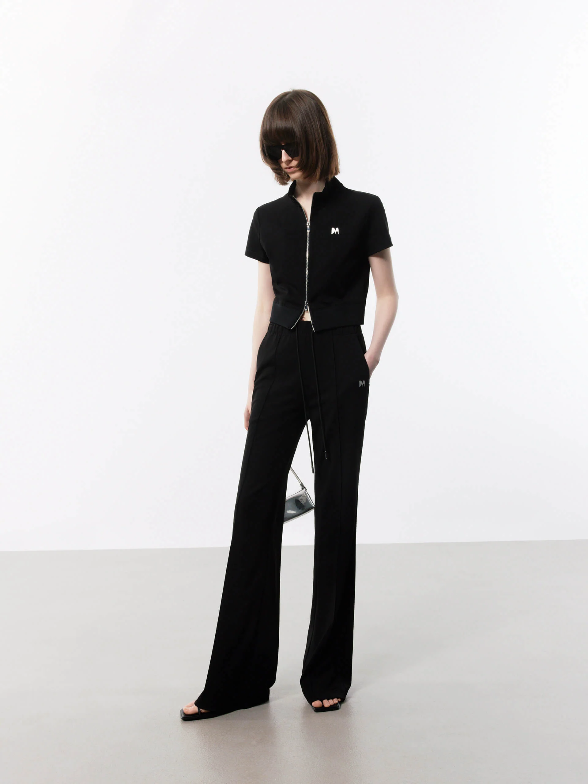 Drawstring Waist Logo Pants - Image 6