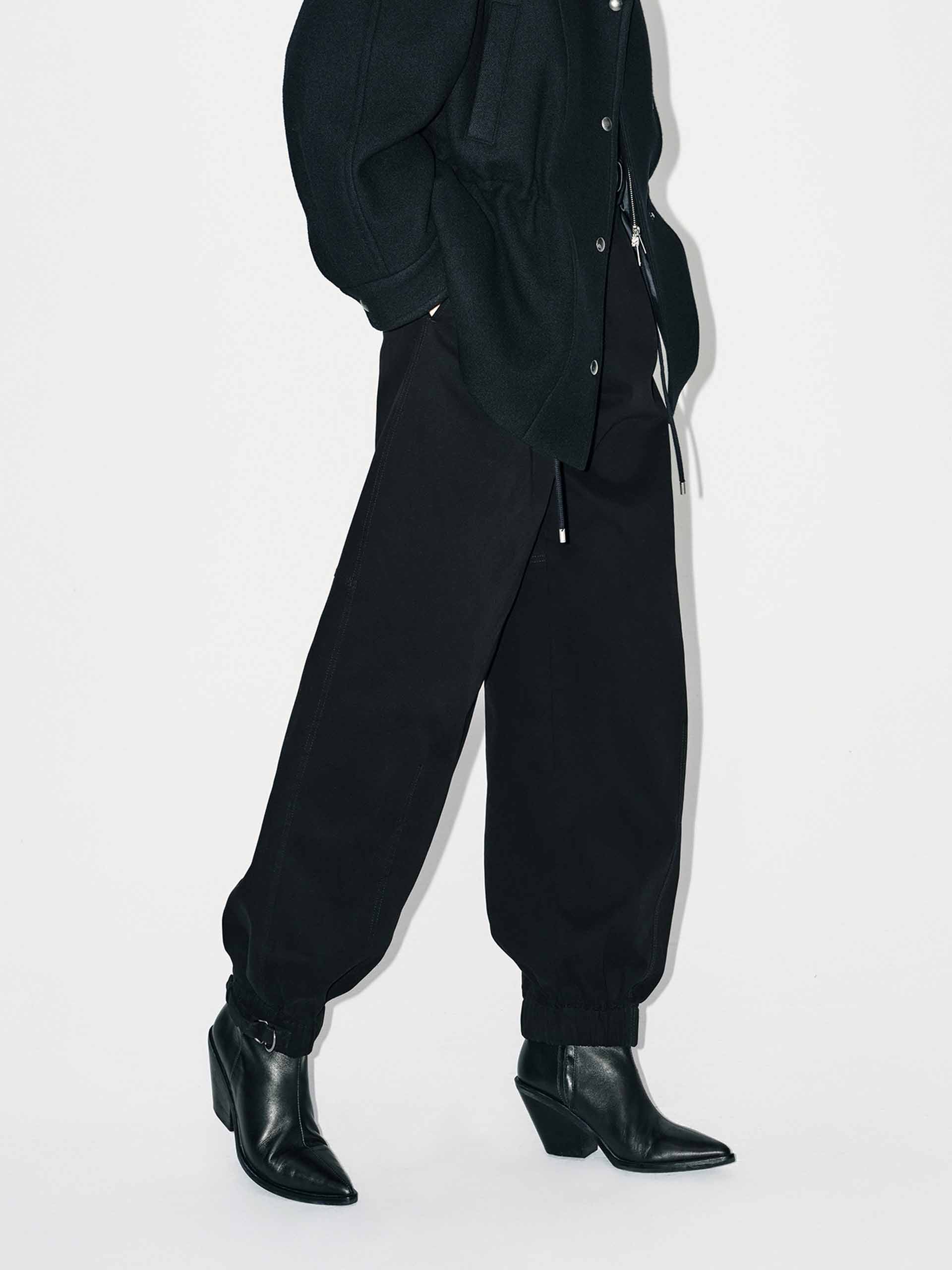 Elasticated Hem Cotton Pants - Image 3