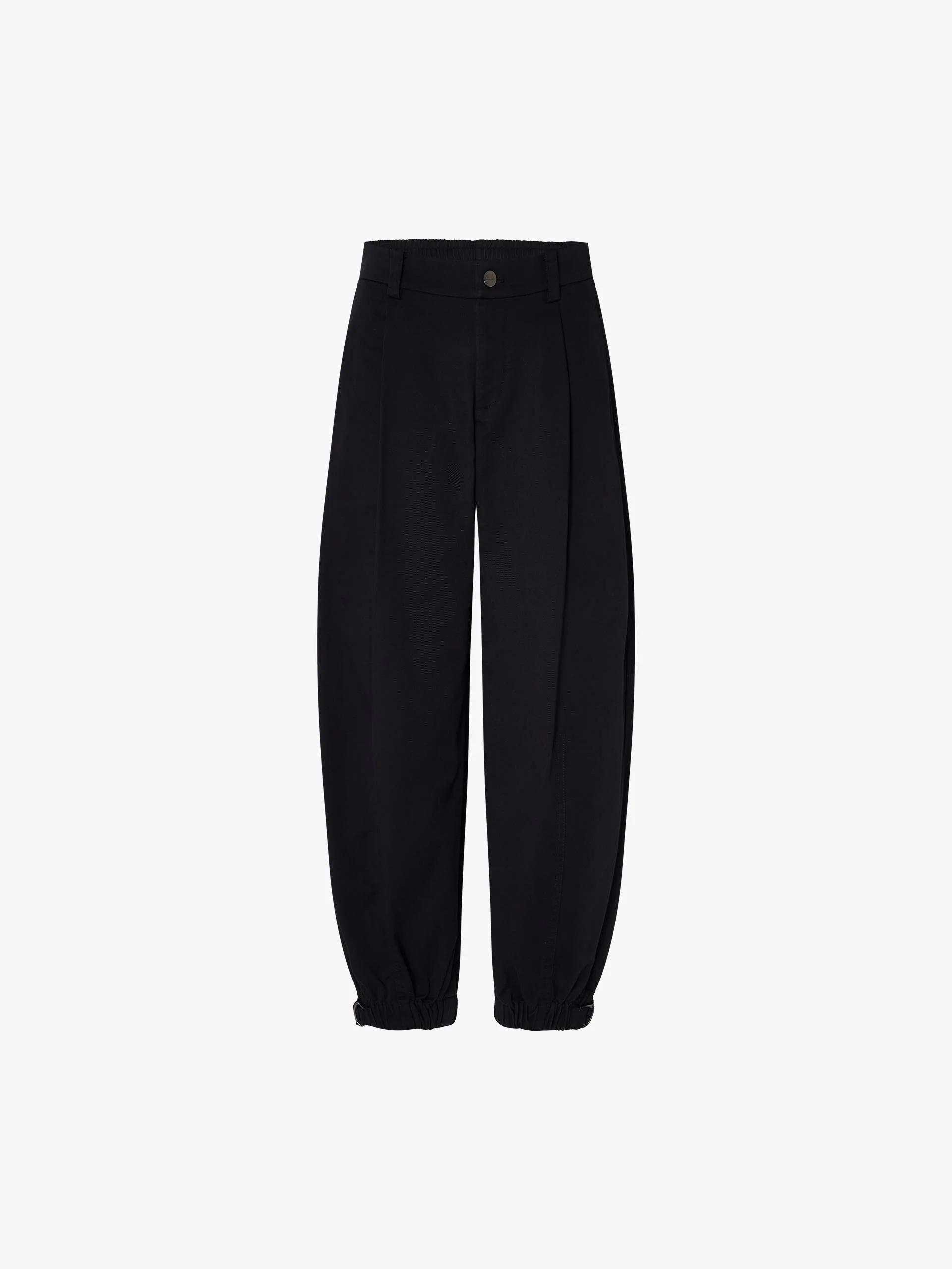 Elasticated Hem Cotton Pants - Image 5