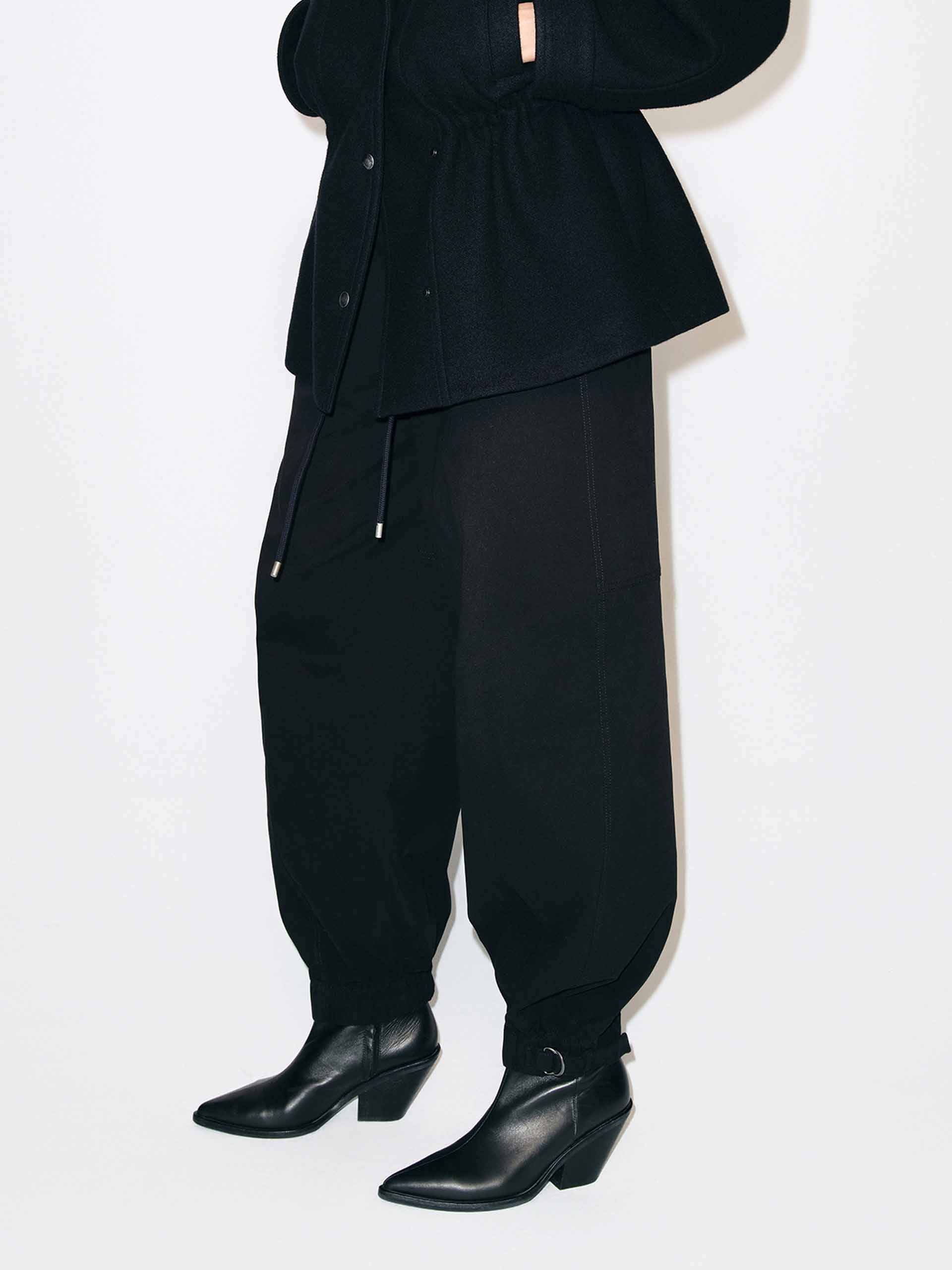 Elasticated Hem Cotton Pants - Image 8