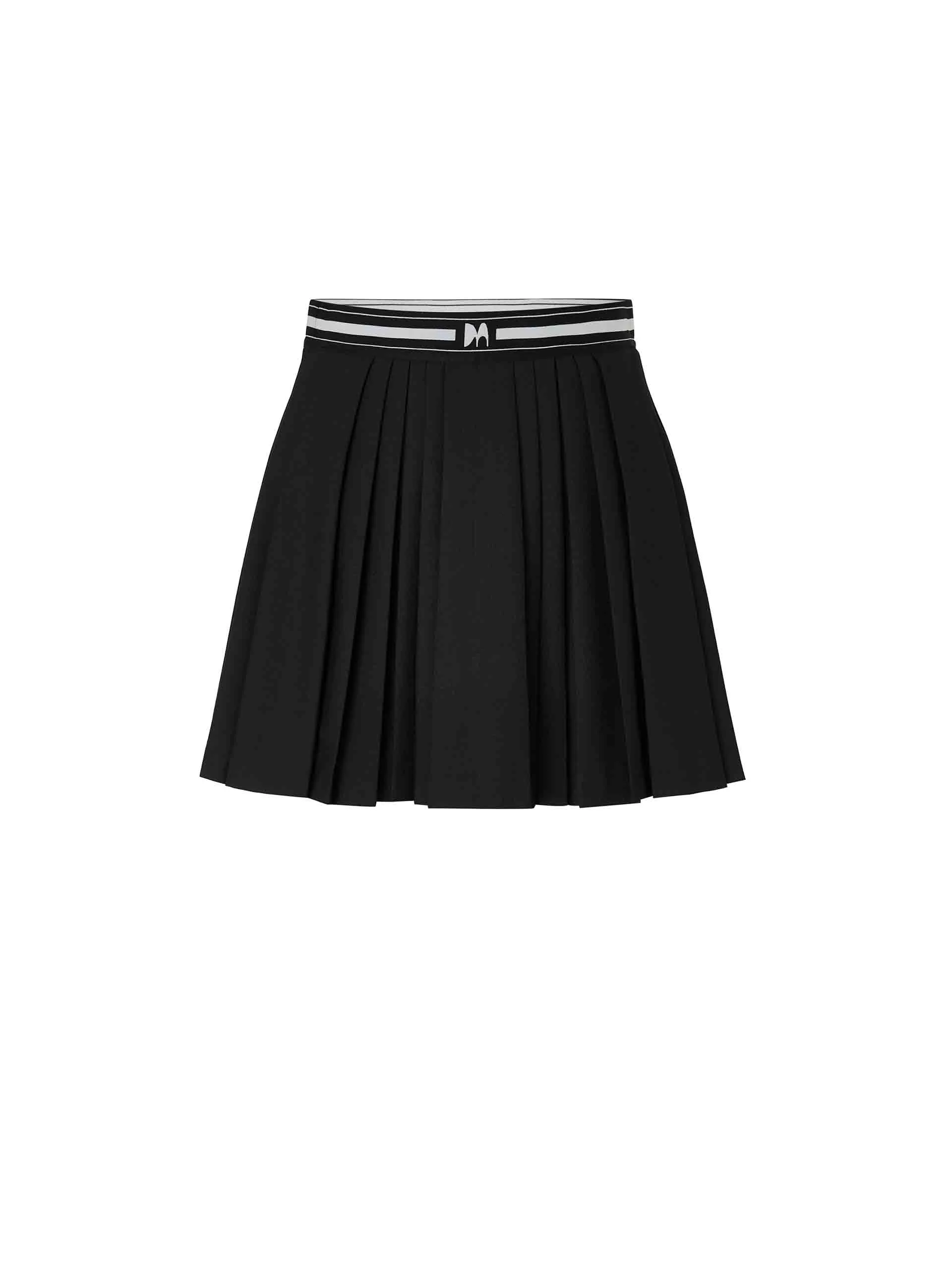 Elasticated Waist Pleated Skirt - Image 16