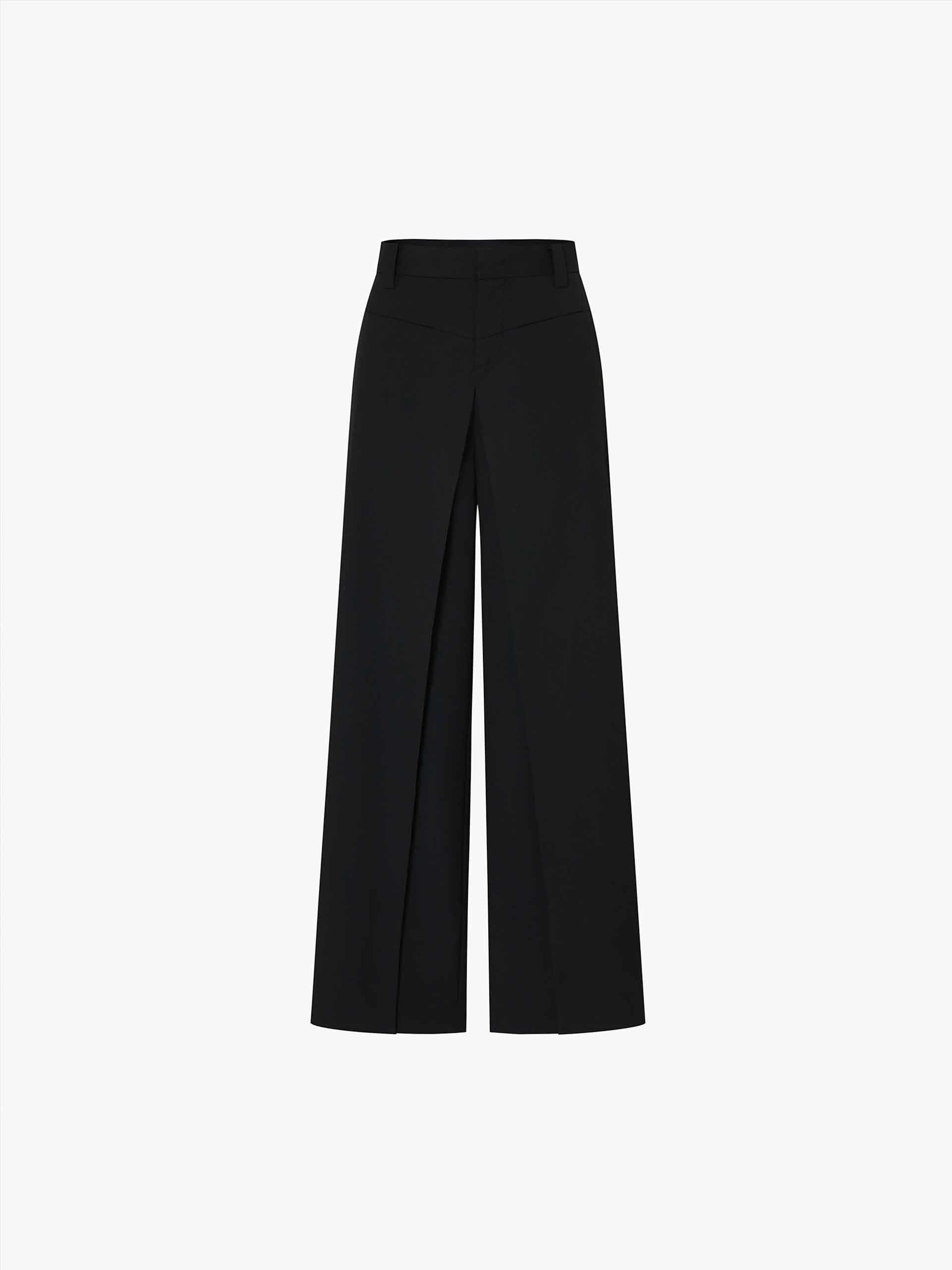 Front Pleated Straight Pants - Image 5