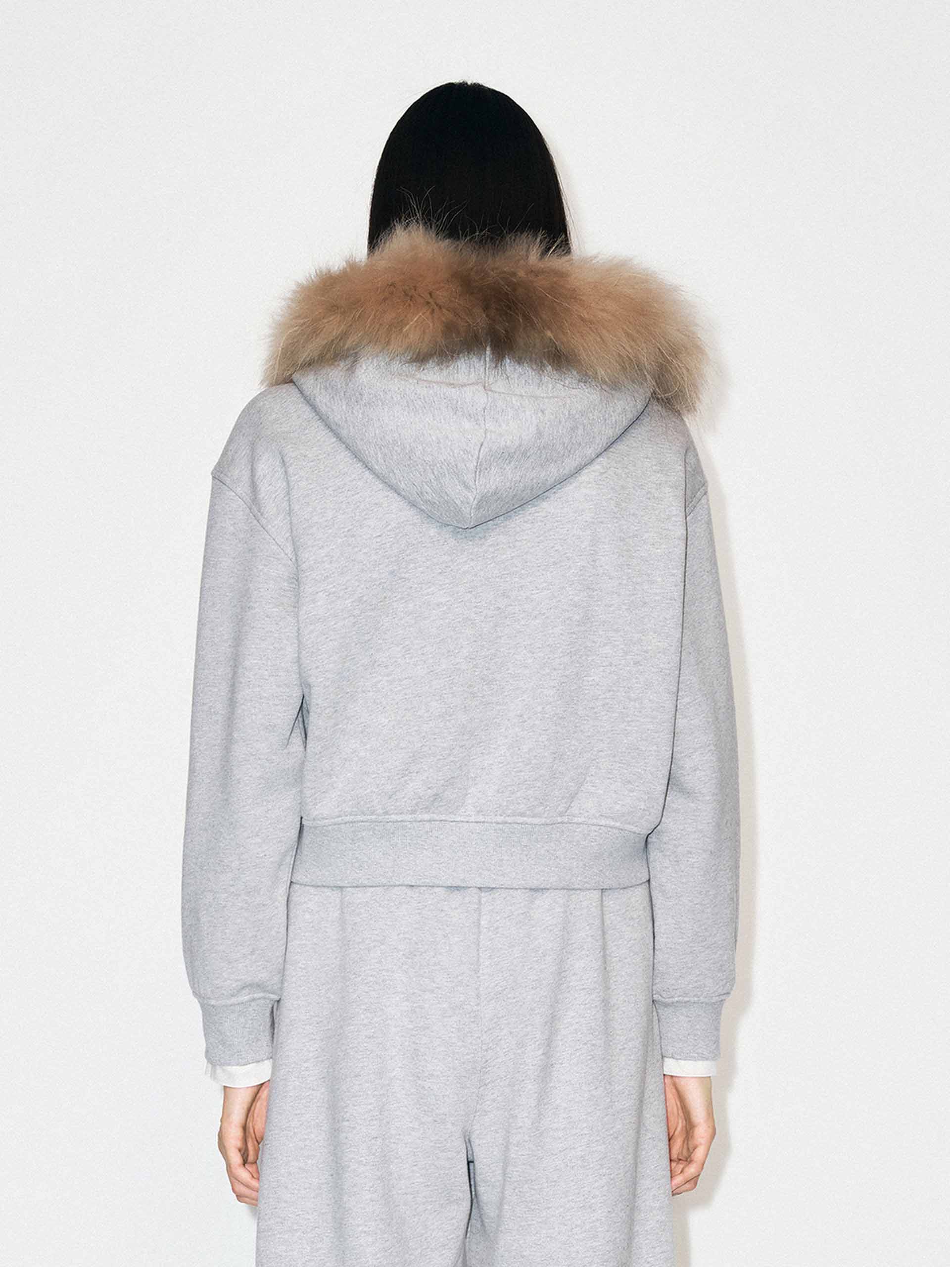 Fur Collar Hooded Jacket - Image 3