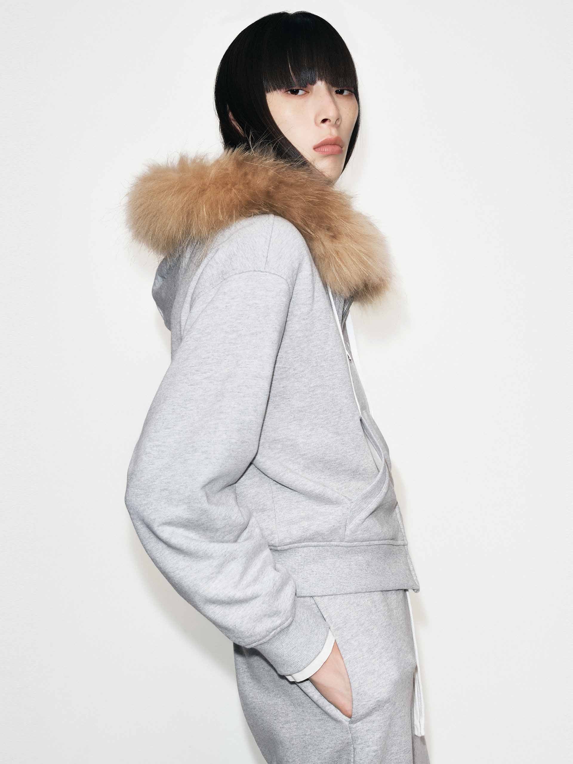 Fur Collar Hooded Jacket - Image 6