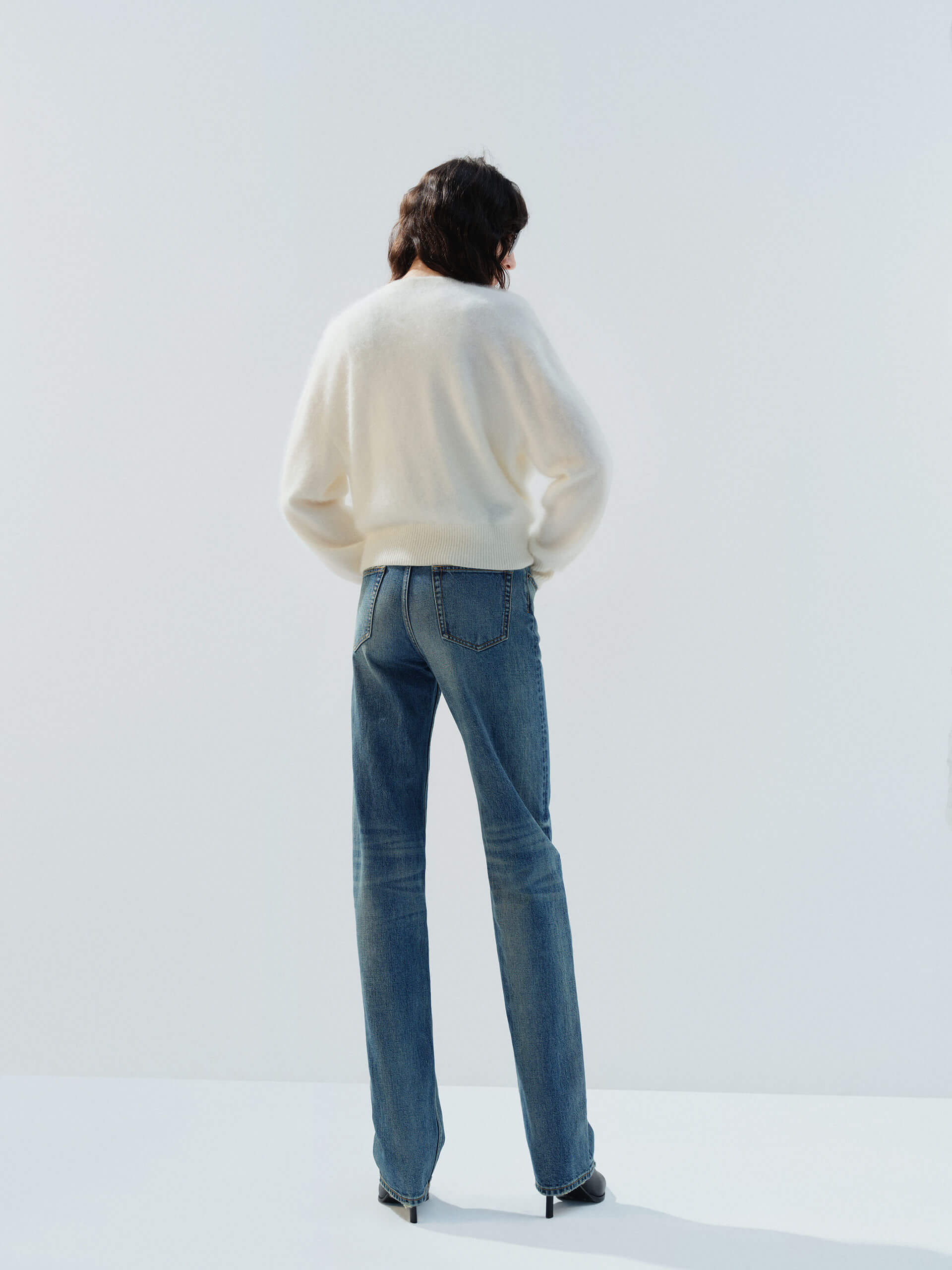 High Rise Full Length Jeans - Image 3