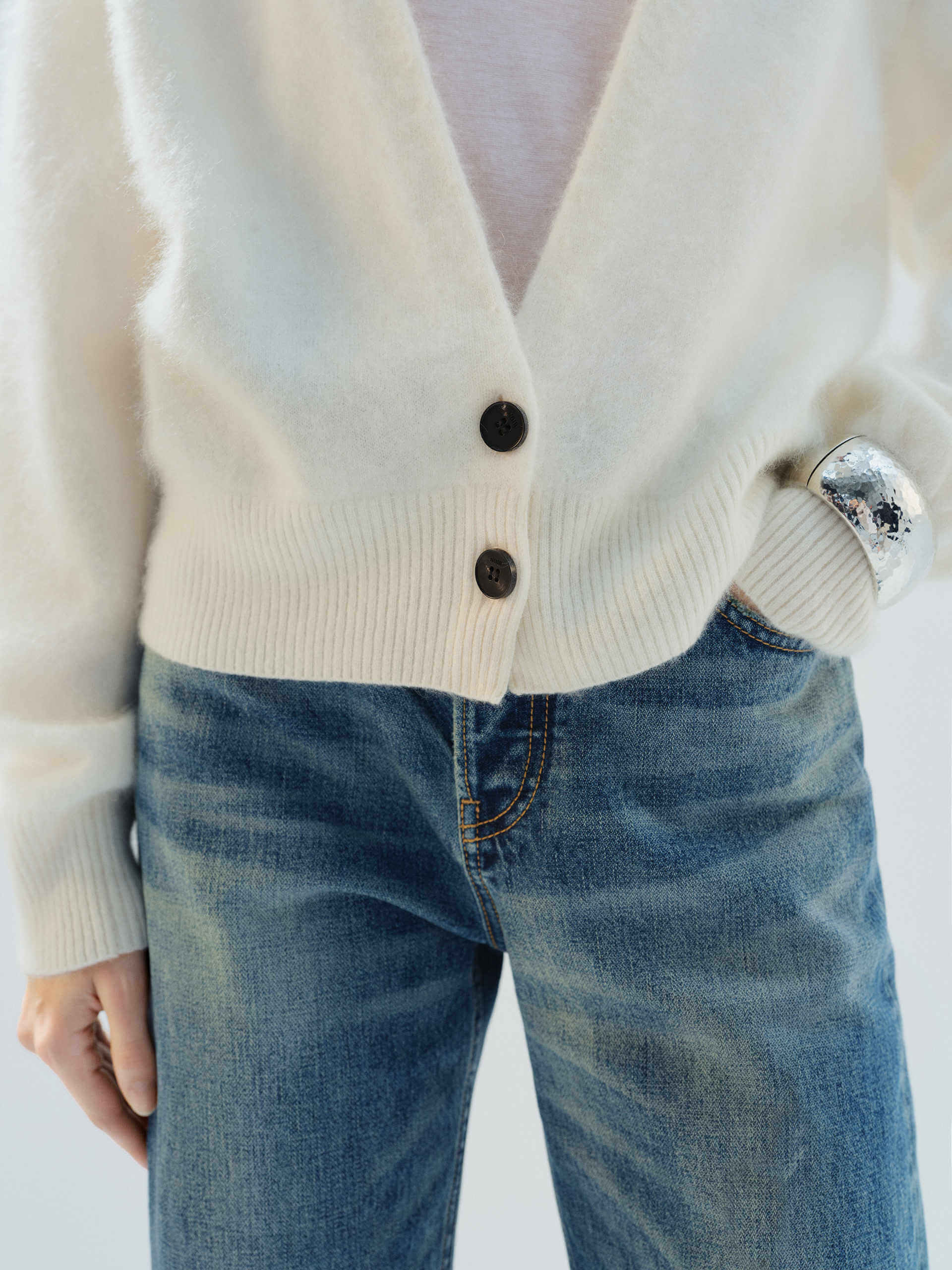 High Rise Full Length Jeans - Image 6