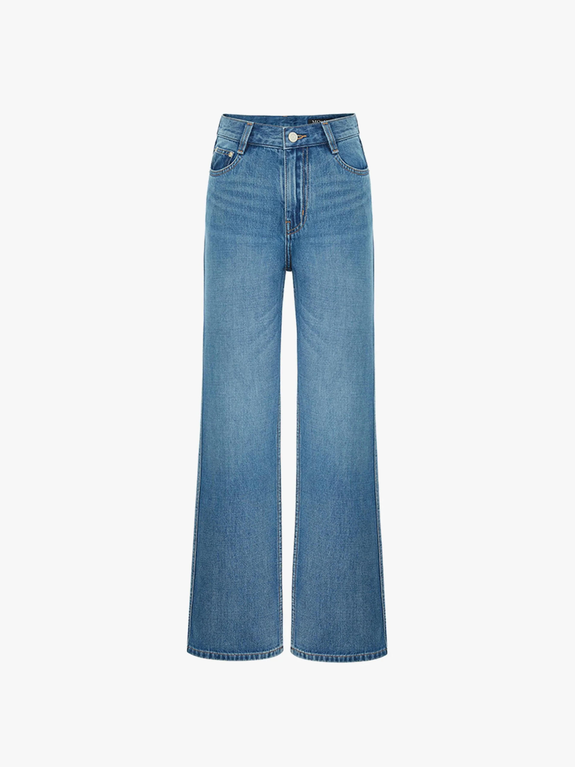 High Rise Straight Leg Jeans - Image 6
