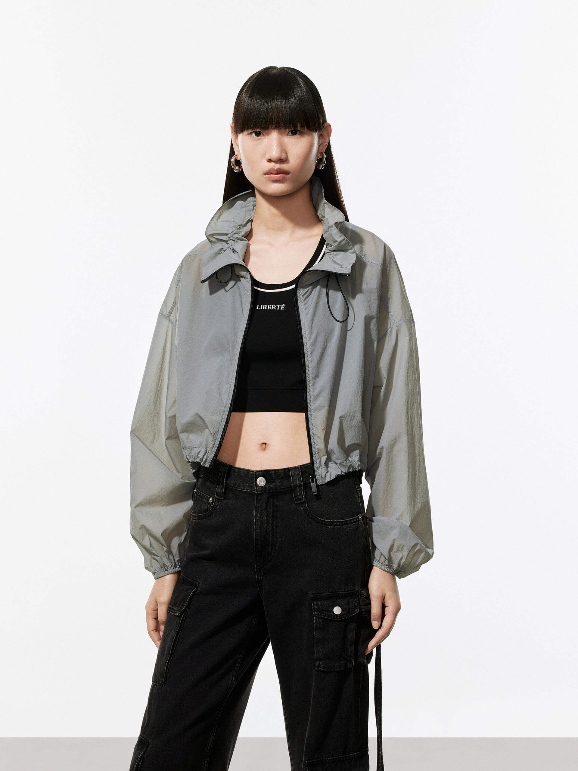 Lightweight Cropped Jacket - Image 14