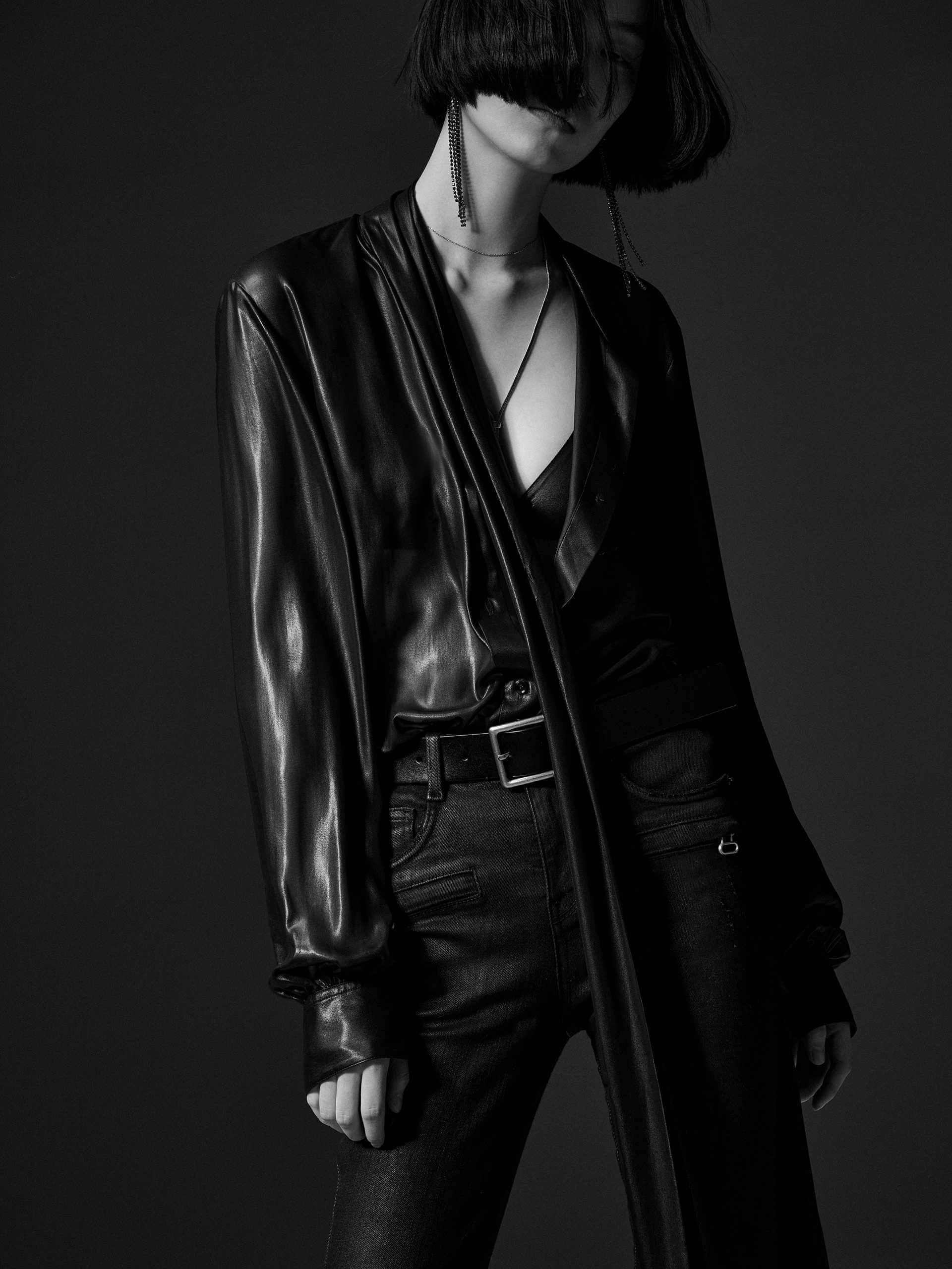 Long Sleeve Tie Blouse - Image 14