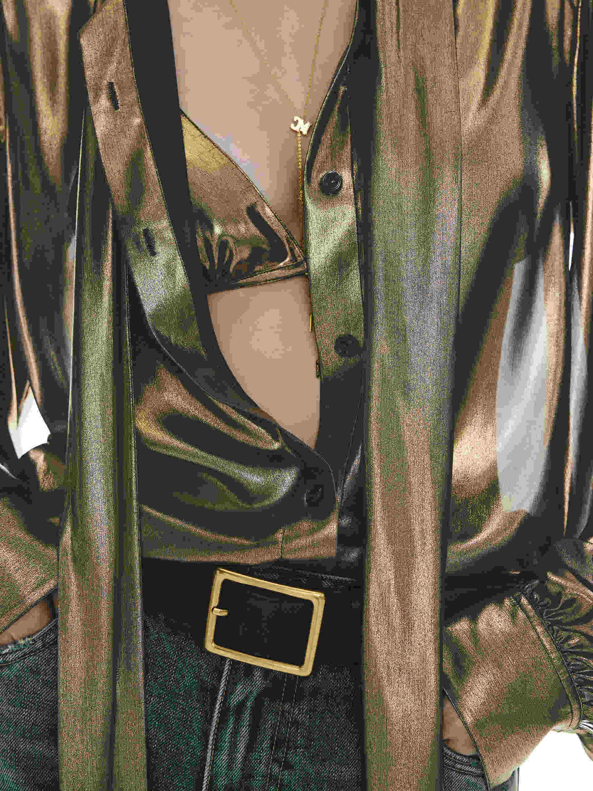 Long Sleeve Tie Blouse - Image 6