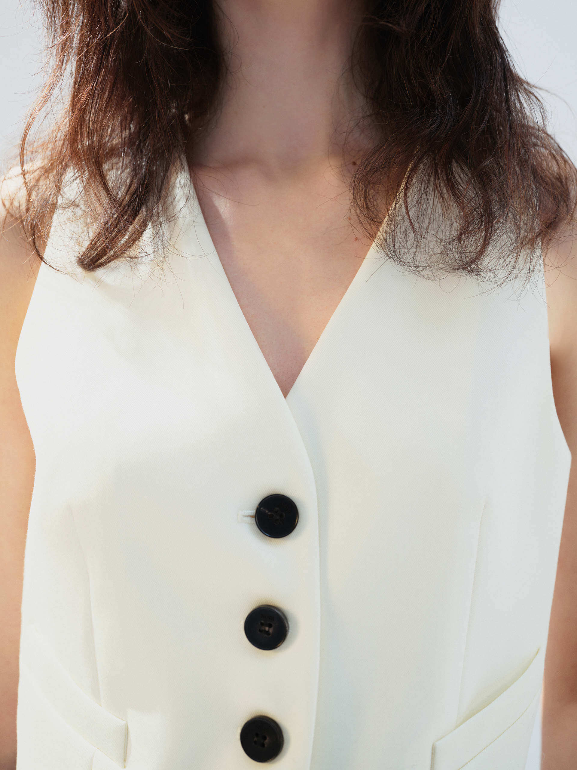 Paneled Belted Waistcoat - Image 16