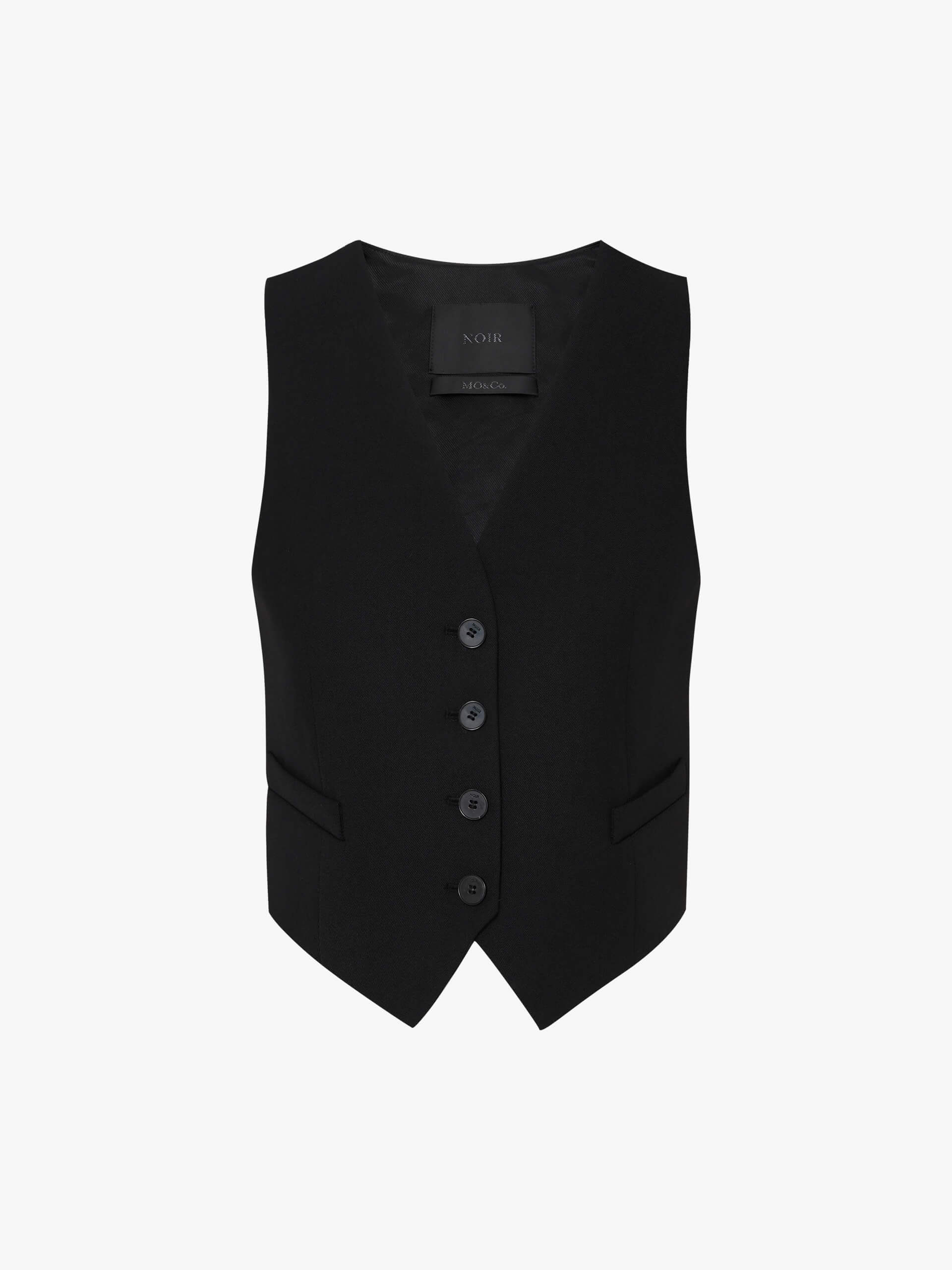 Paneled Belted Waistcoat - Image 5