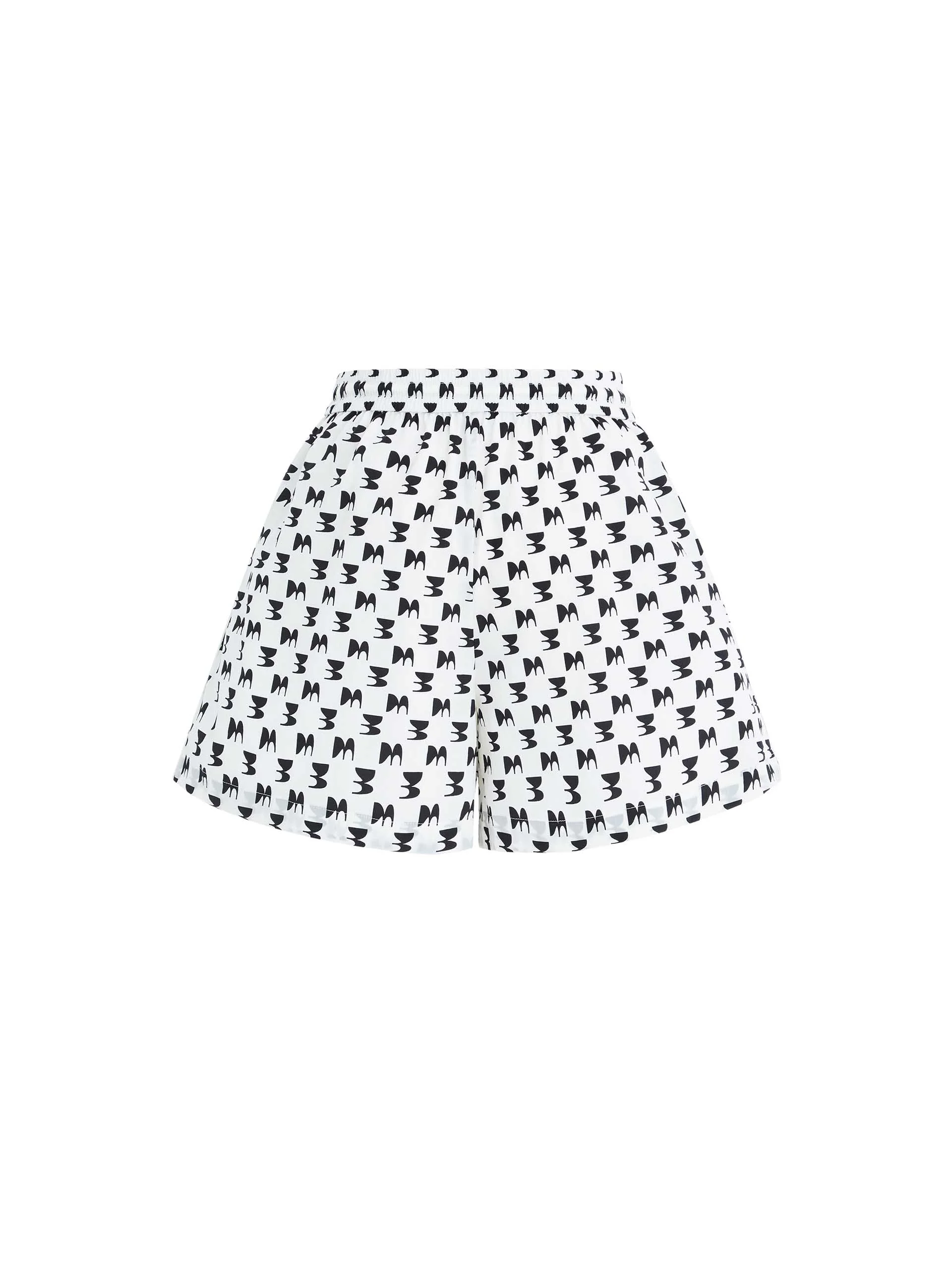Printed Elastic Waist Shorts - Image 10