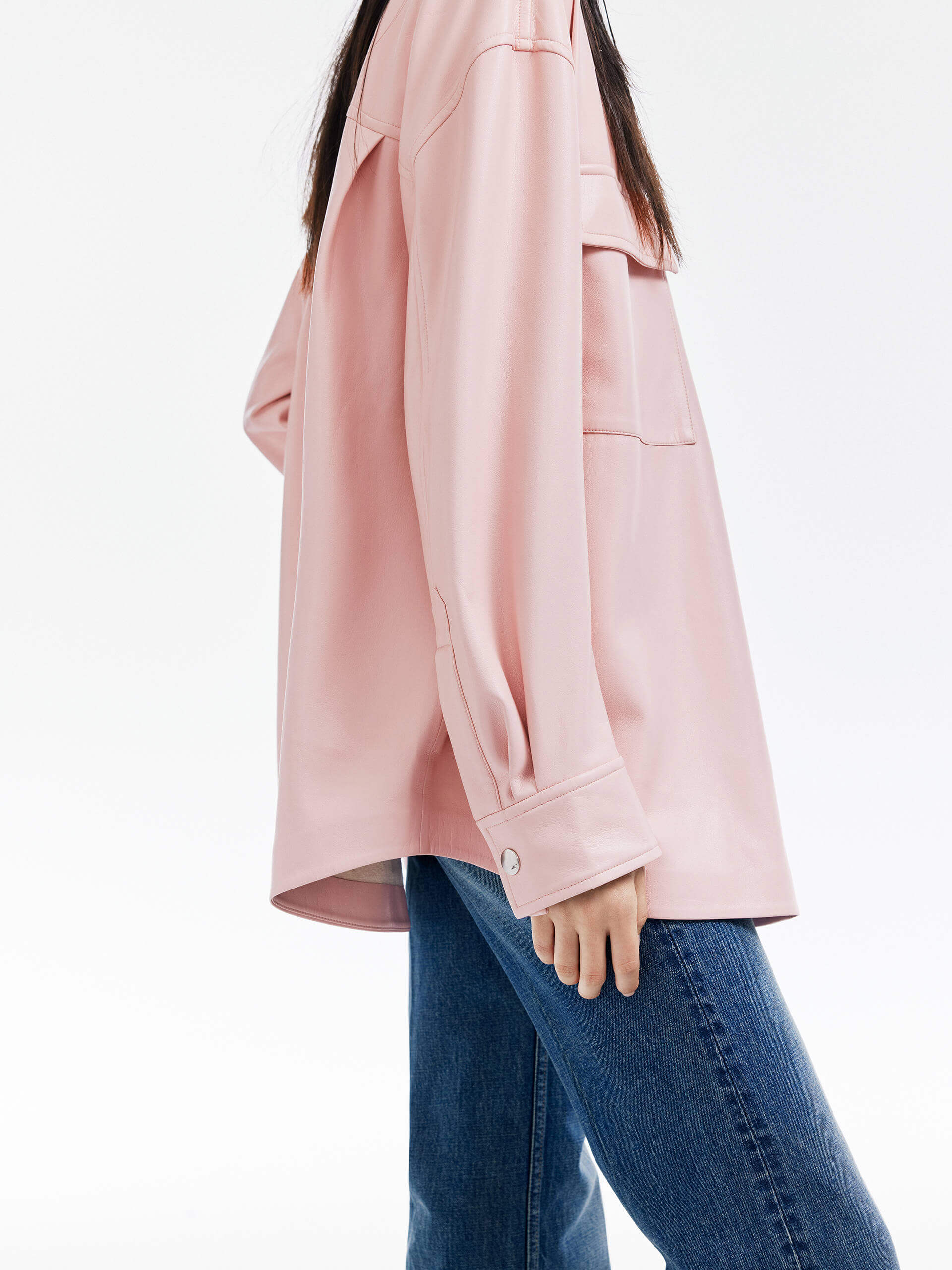 Protein Leather Pocket Jacket - Image 6