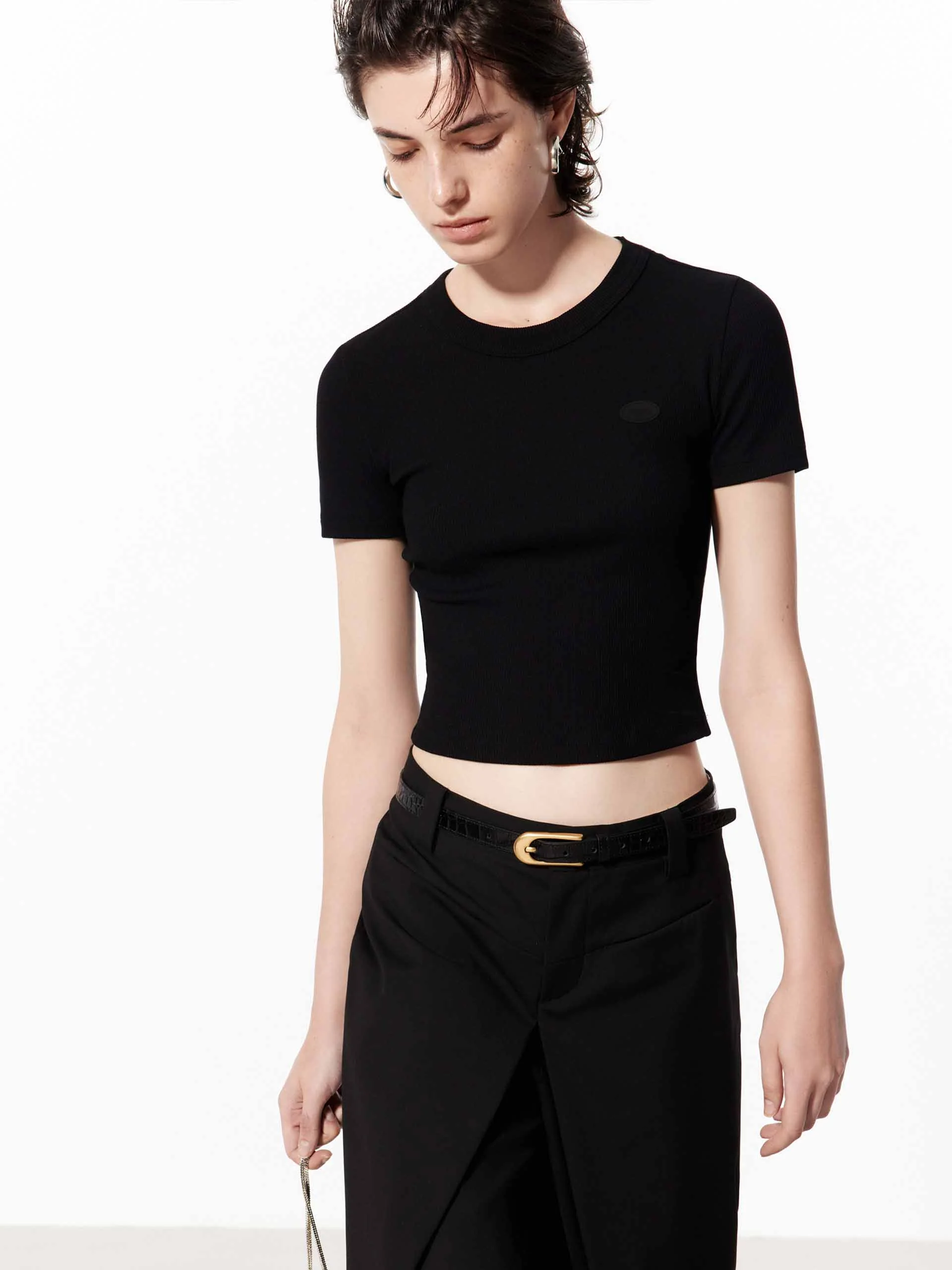 Regular Logo Fitted Tee - Image 17