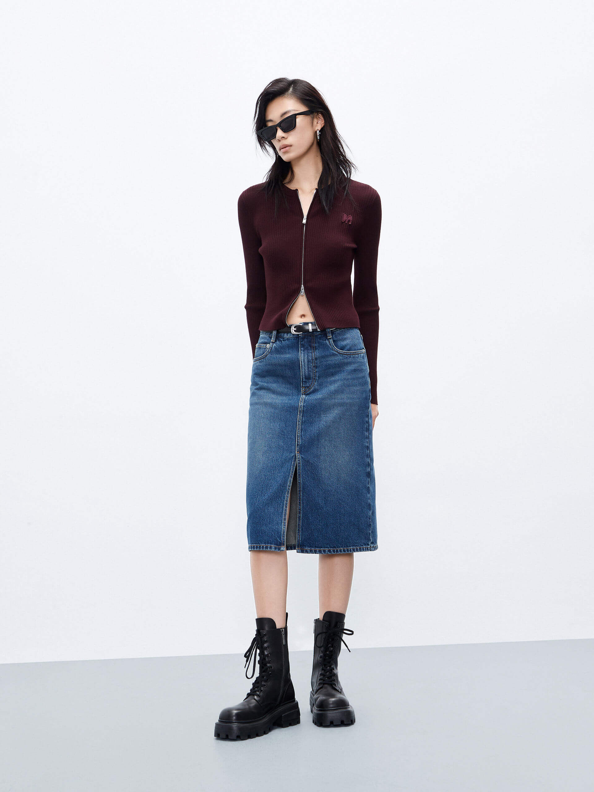 Ribbed Slim Fit Cardigan - Image 20